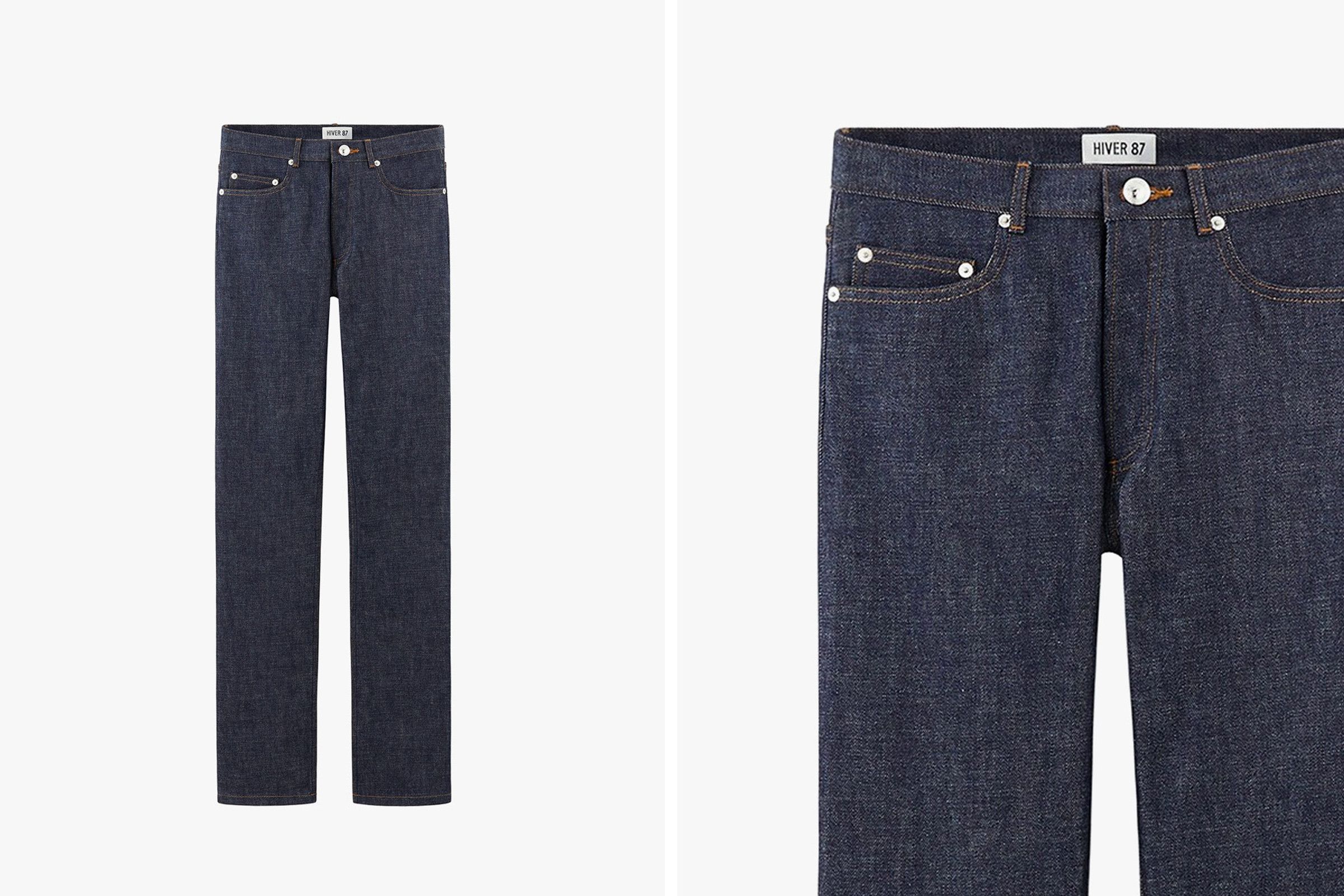A.P.C. Standard Jeans originally from the "HIVER 87" collection; part of a 2017 capsule collection of reproduced and re-issued archive pieces in honor of A.P.C.'s 30th anniversary