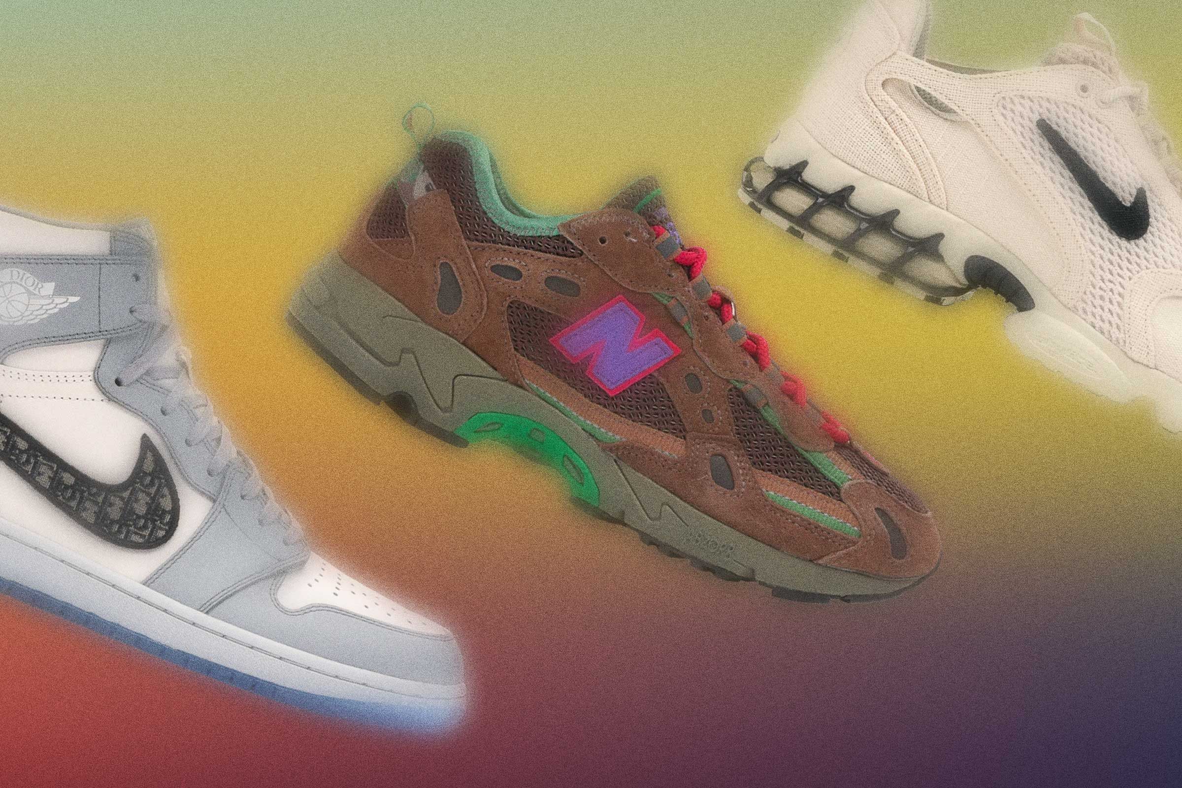 Louis Vuitton OG Air Trainer Mule Sandals by Virgil Abloh Rose