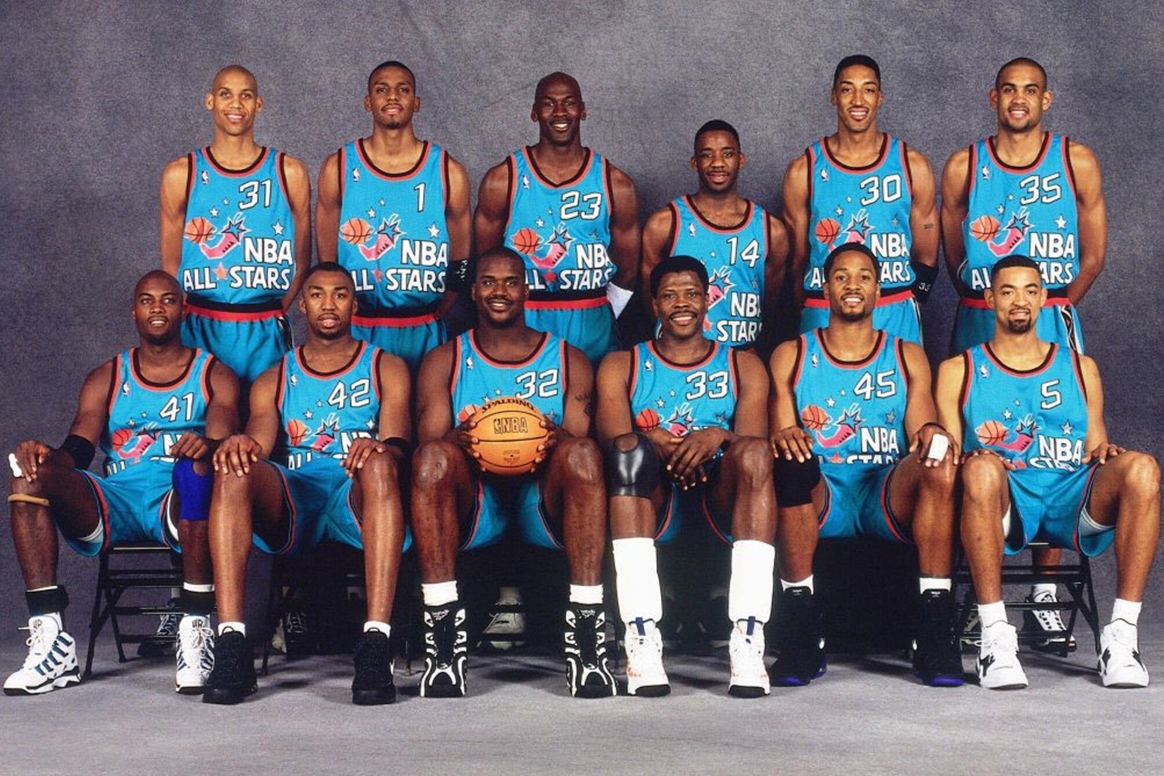 NBA All-Star uniforms since 1990