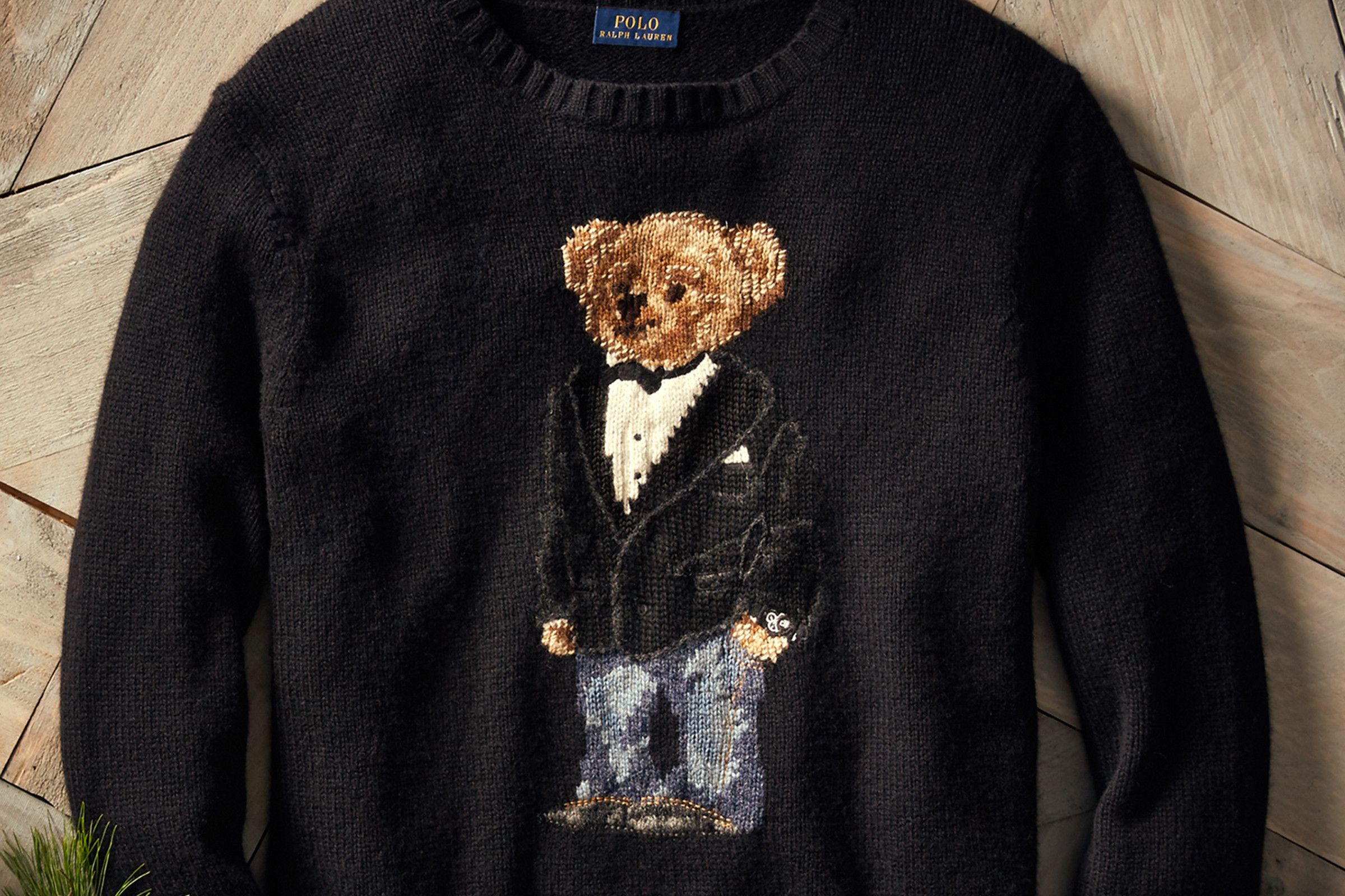 Fake polo outlet bear sweater