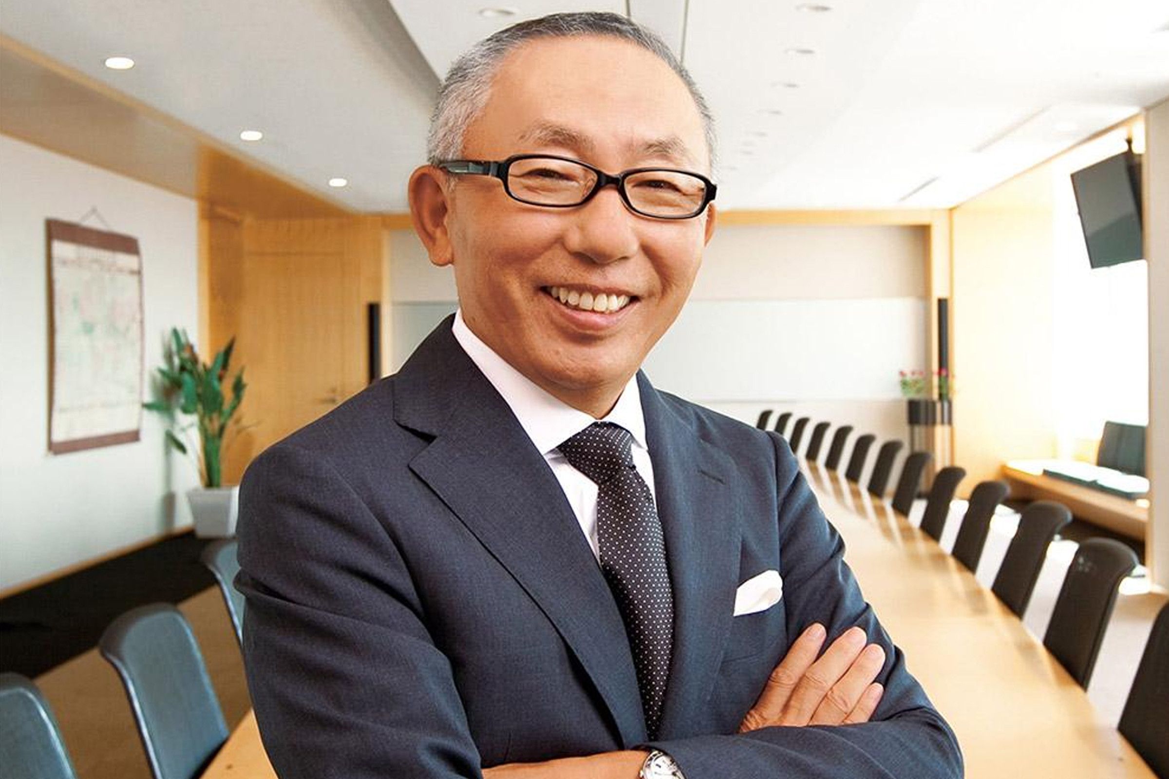 Tadashi Yanai, founder and president of Fast Retailing and Uniqlo