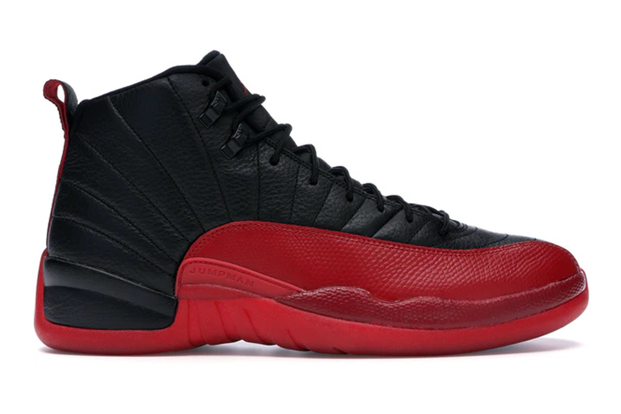 Nike Air Jordan 12 Retro - Black, Varsity Red & White - at Street