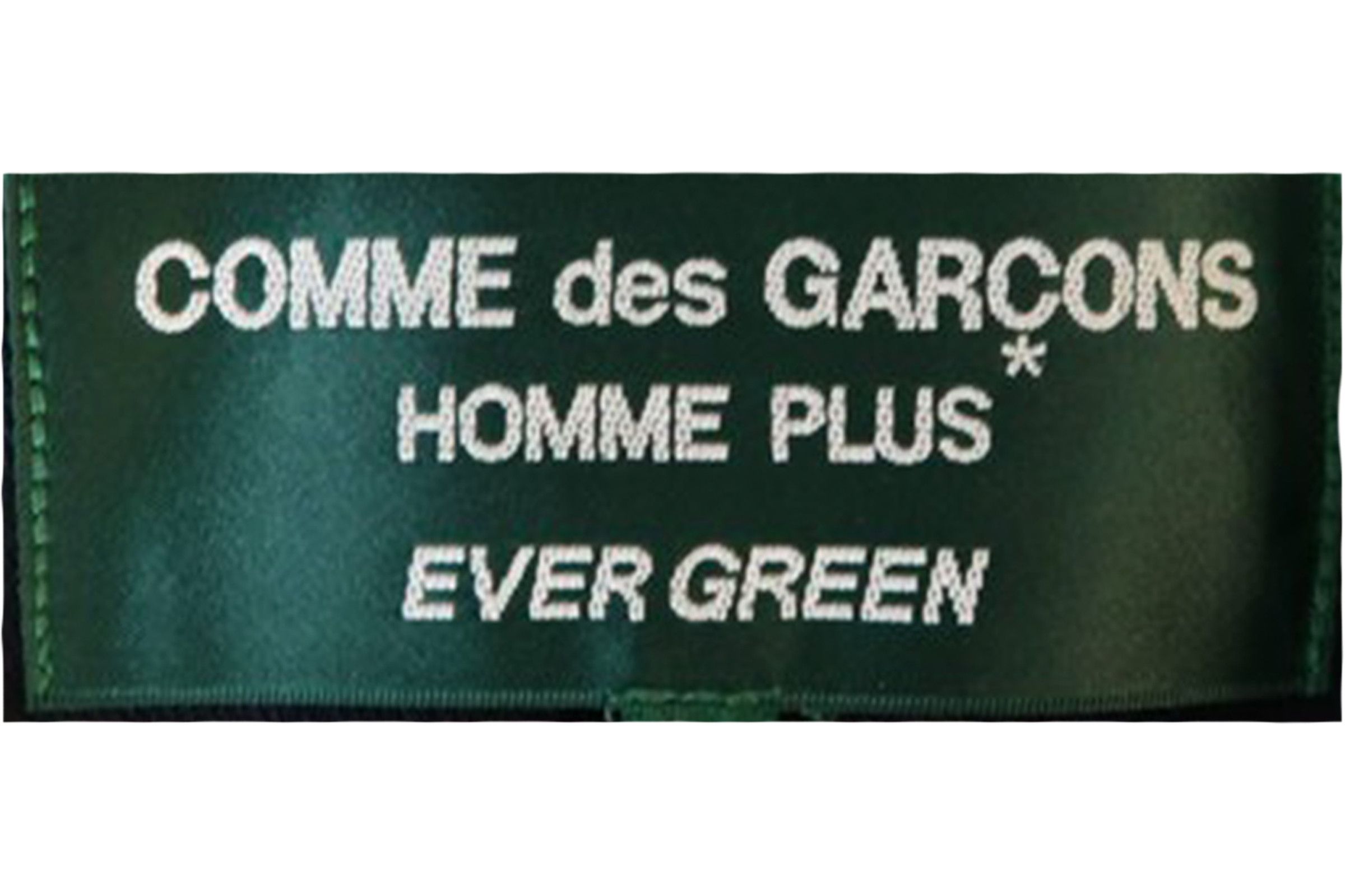 Comme des Garçons Homme Plus Evergreen 