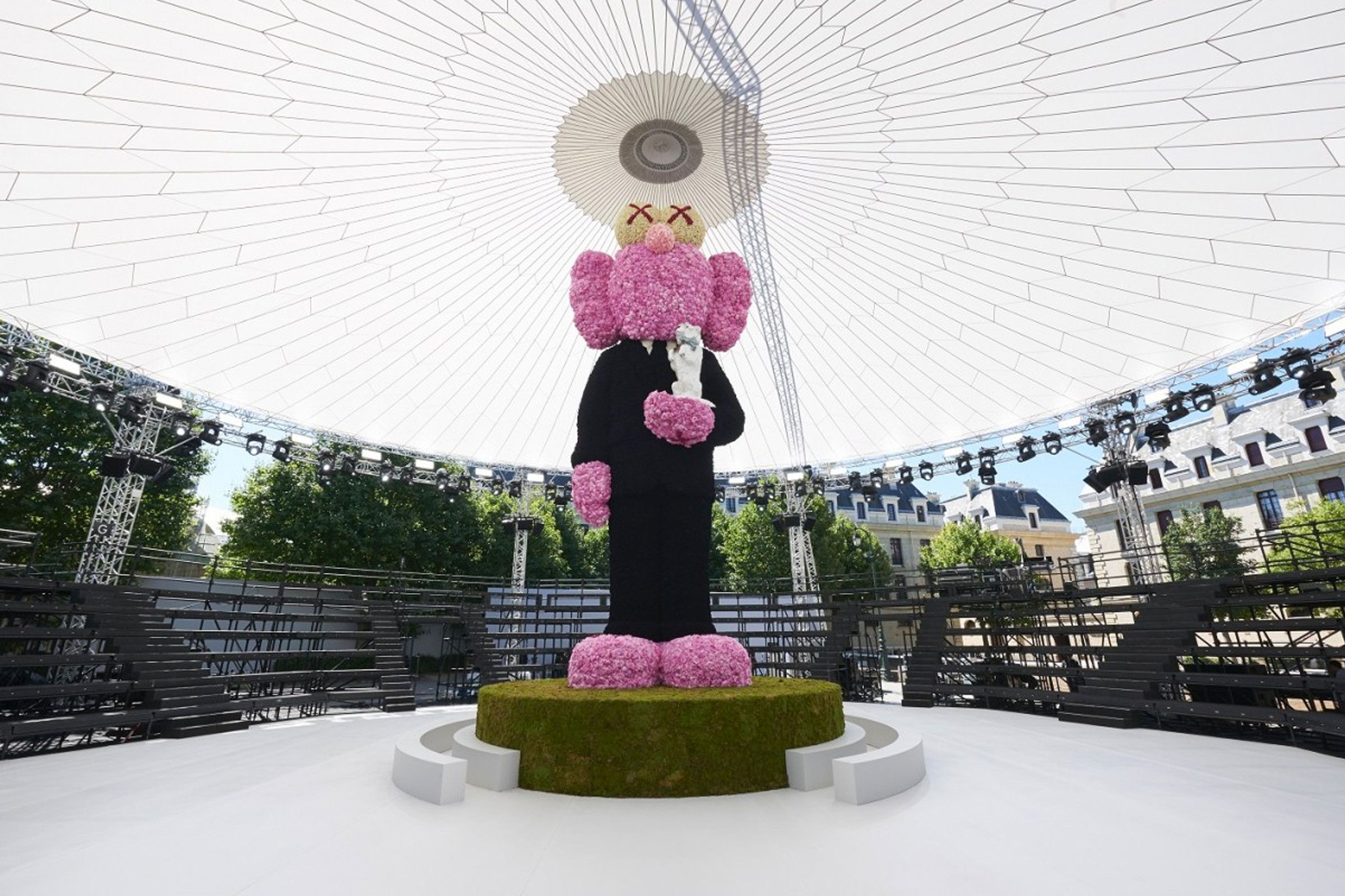 KAWS x Dior Men's Companion statue as part of Dior Men's Spring/Summer 2019 collection