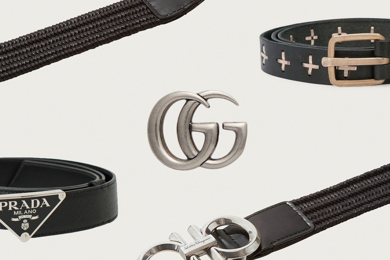 Louis Vuitton, Gucci, Versace, Ferragamo Belts ($30 each, 4 for