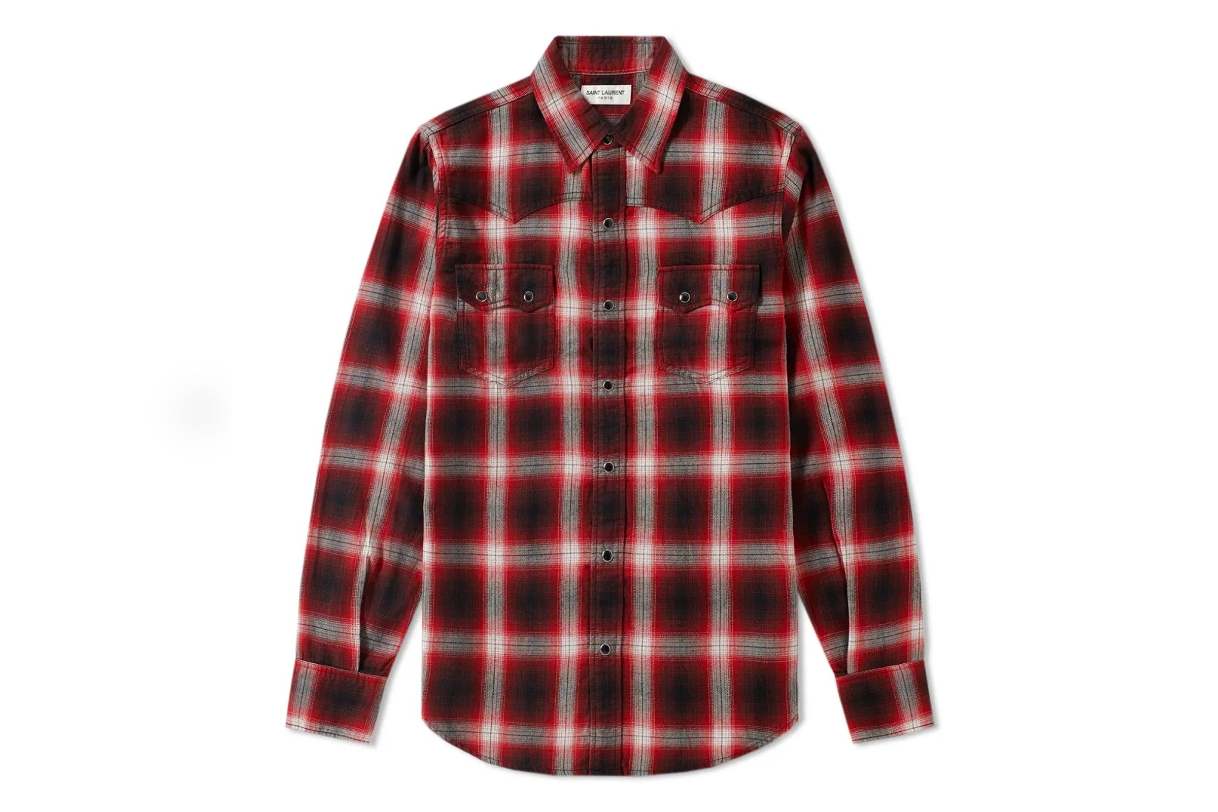 10. Saint Laurent Flannel Shirt