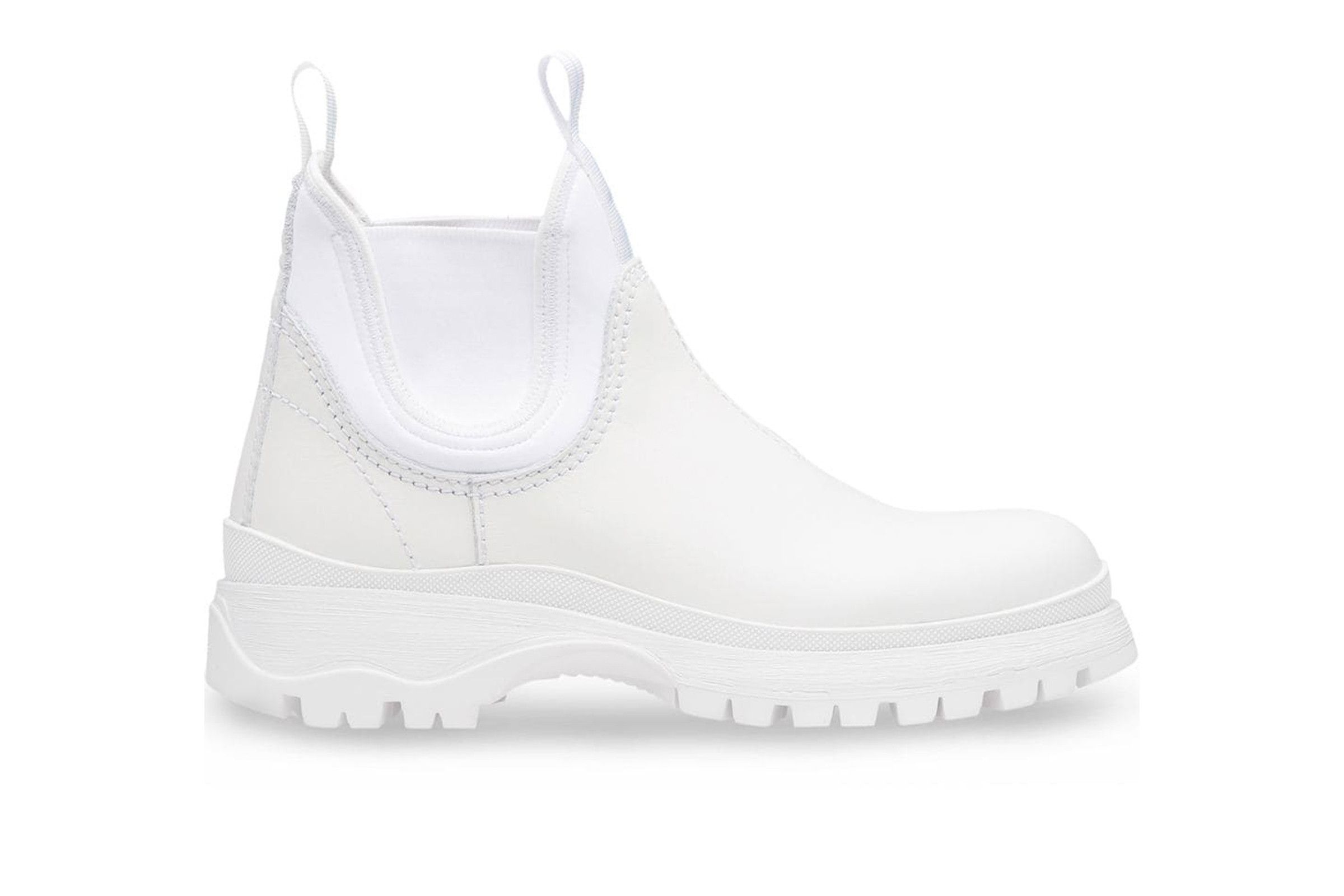 Prada Brixxen Leather Chelsea Boot