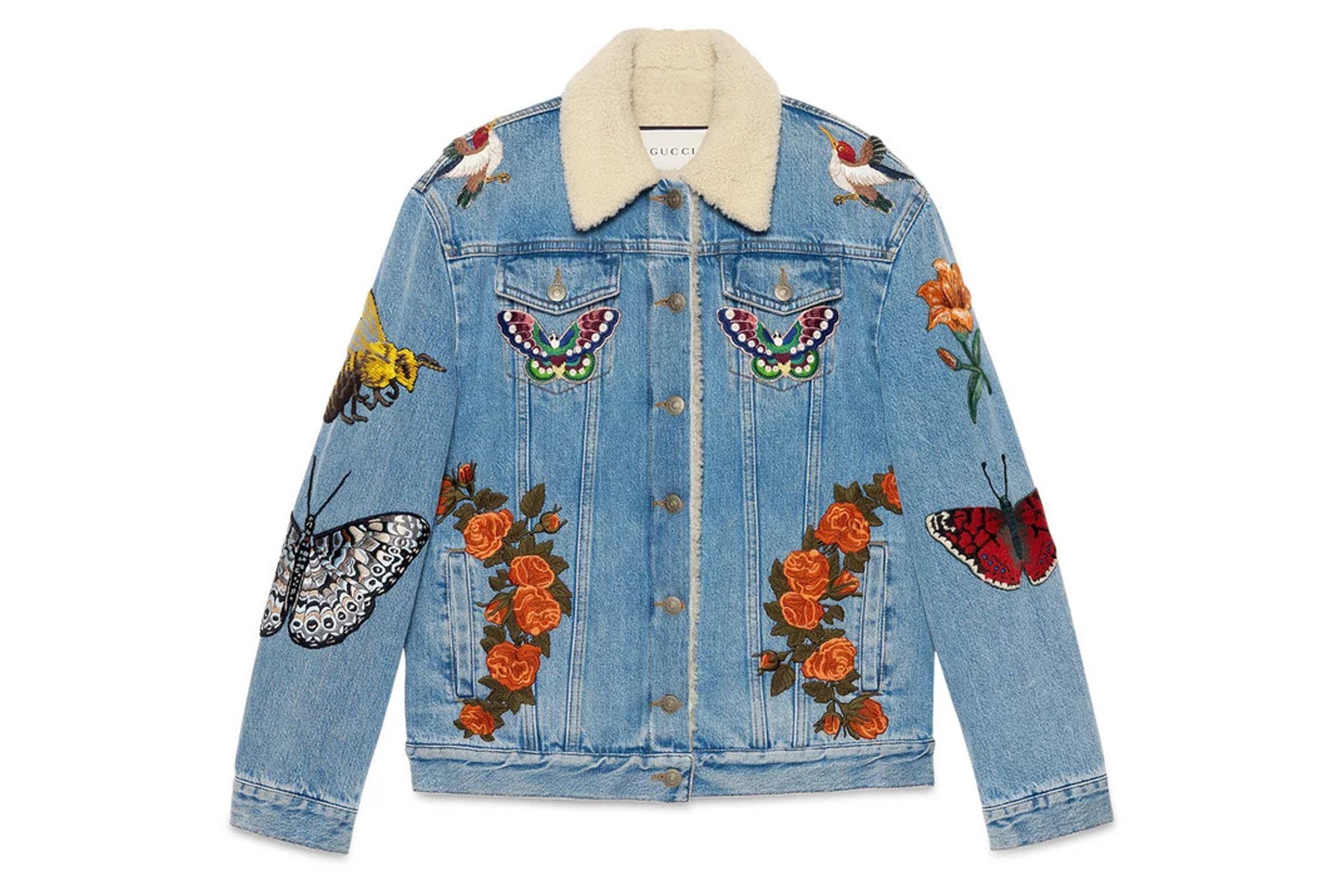 Gucci Embroidered Denim Jacket