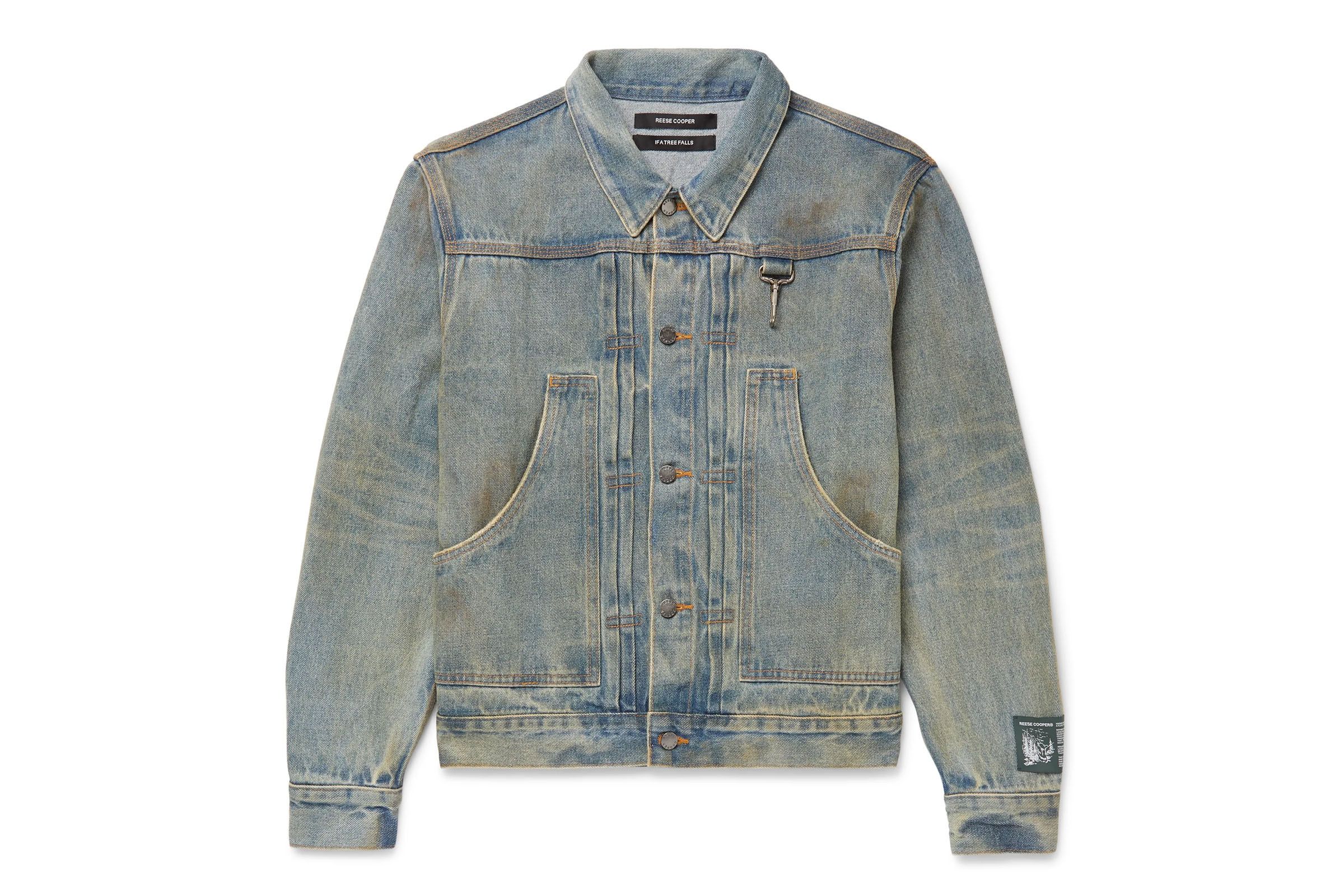 Reese Cooper Distressed Denim Jacket