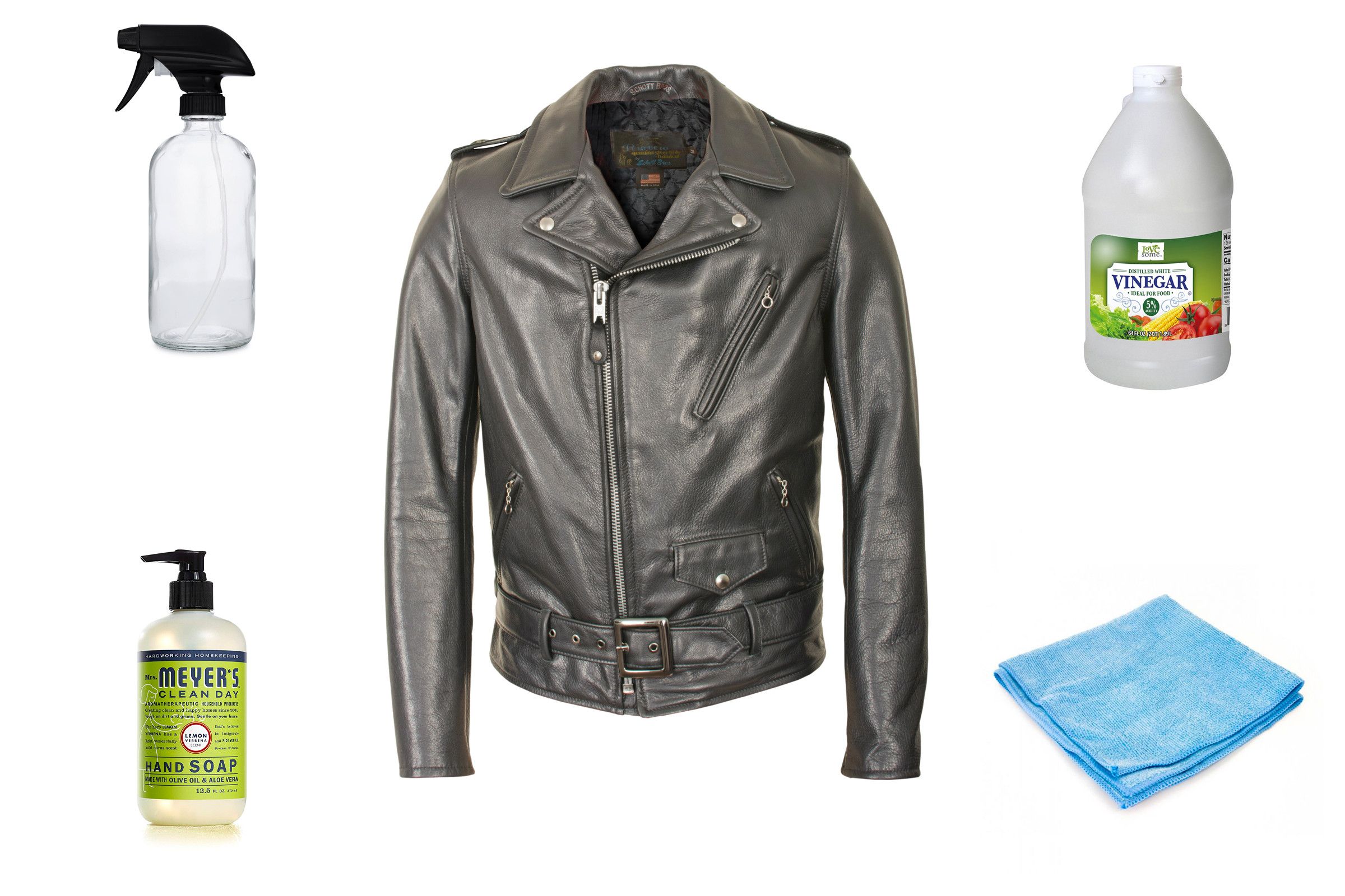 What to use on sale to clean leather jacket