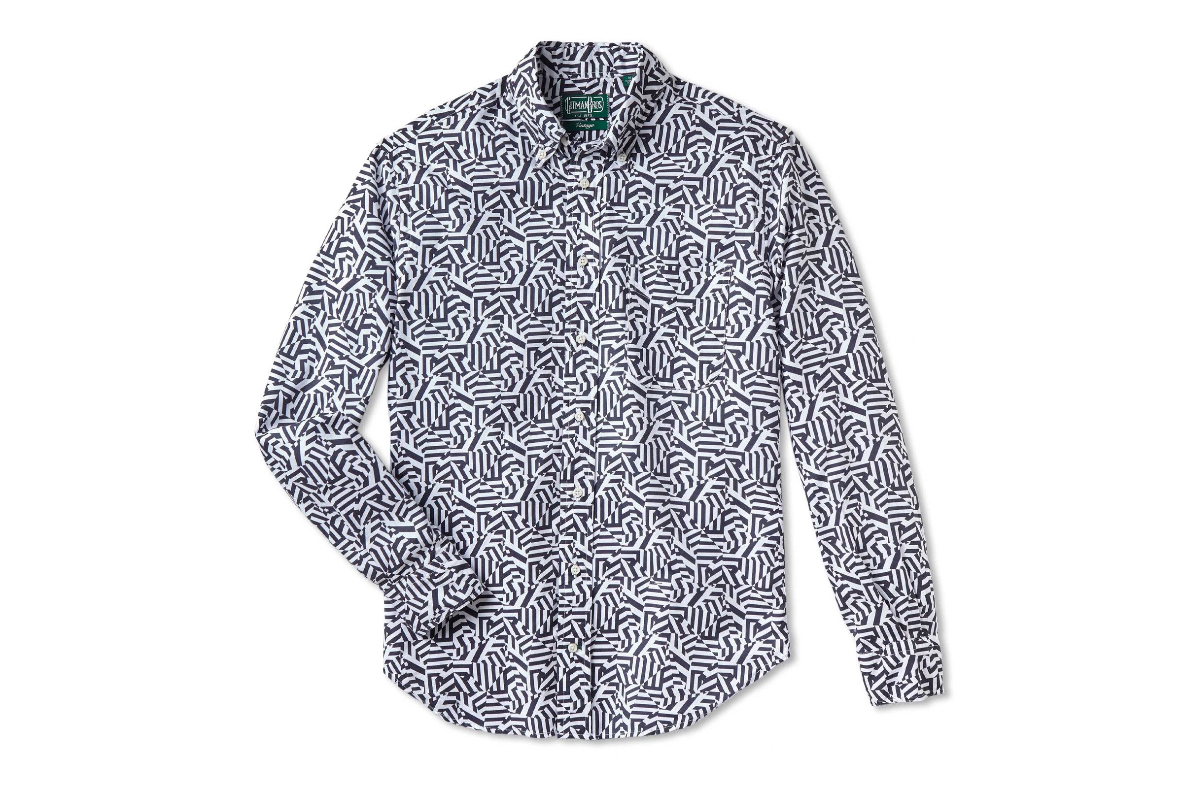 Gitman Bros. Vintage Printed Oxford Shirt