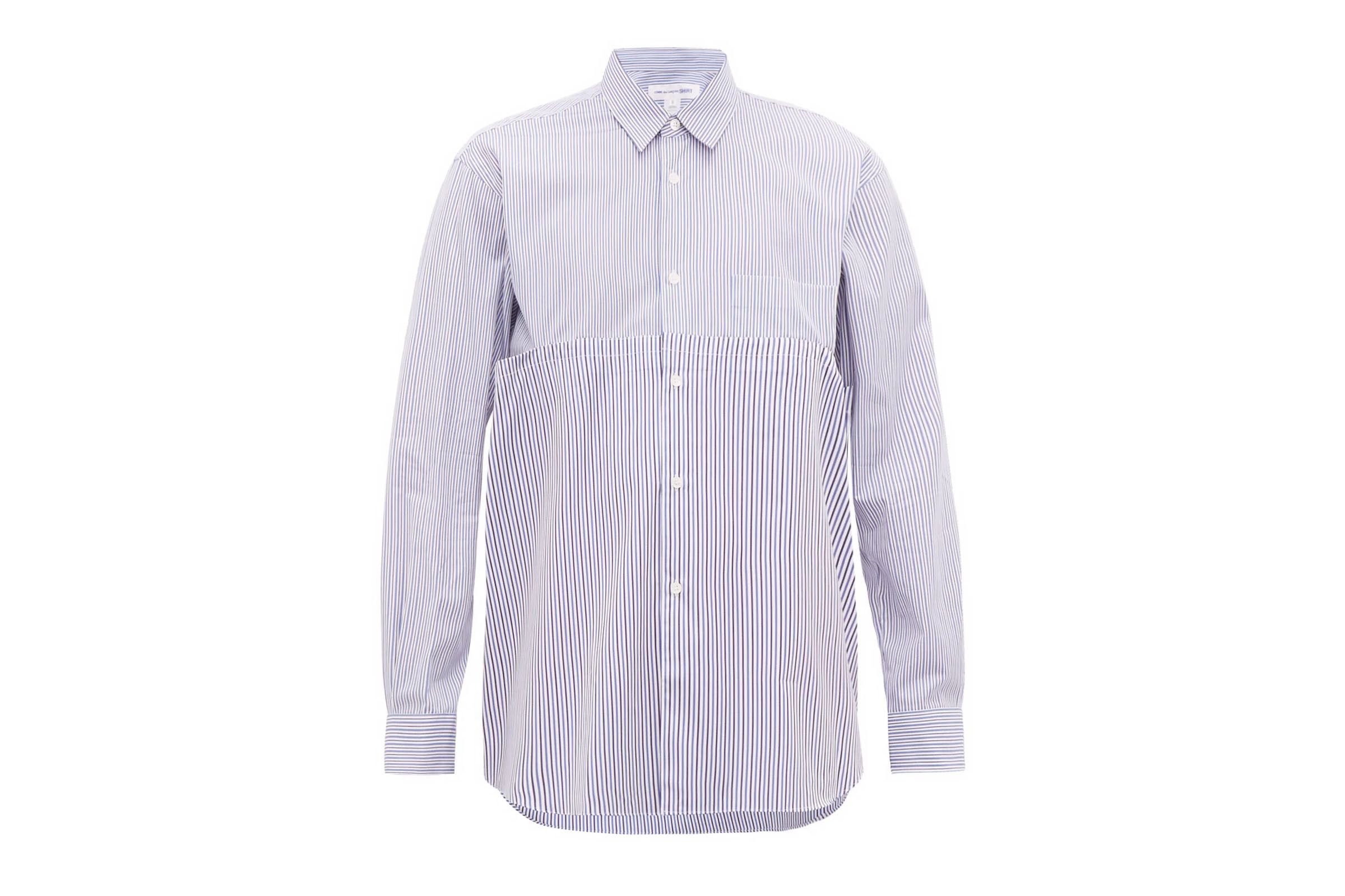 Comme des Garçons SHIRT Mismatched Striped Shirt