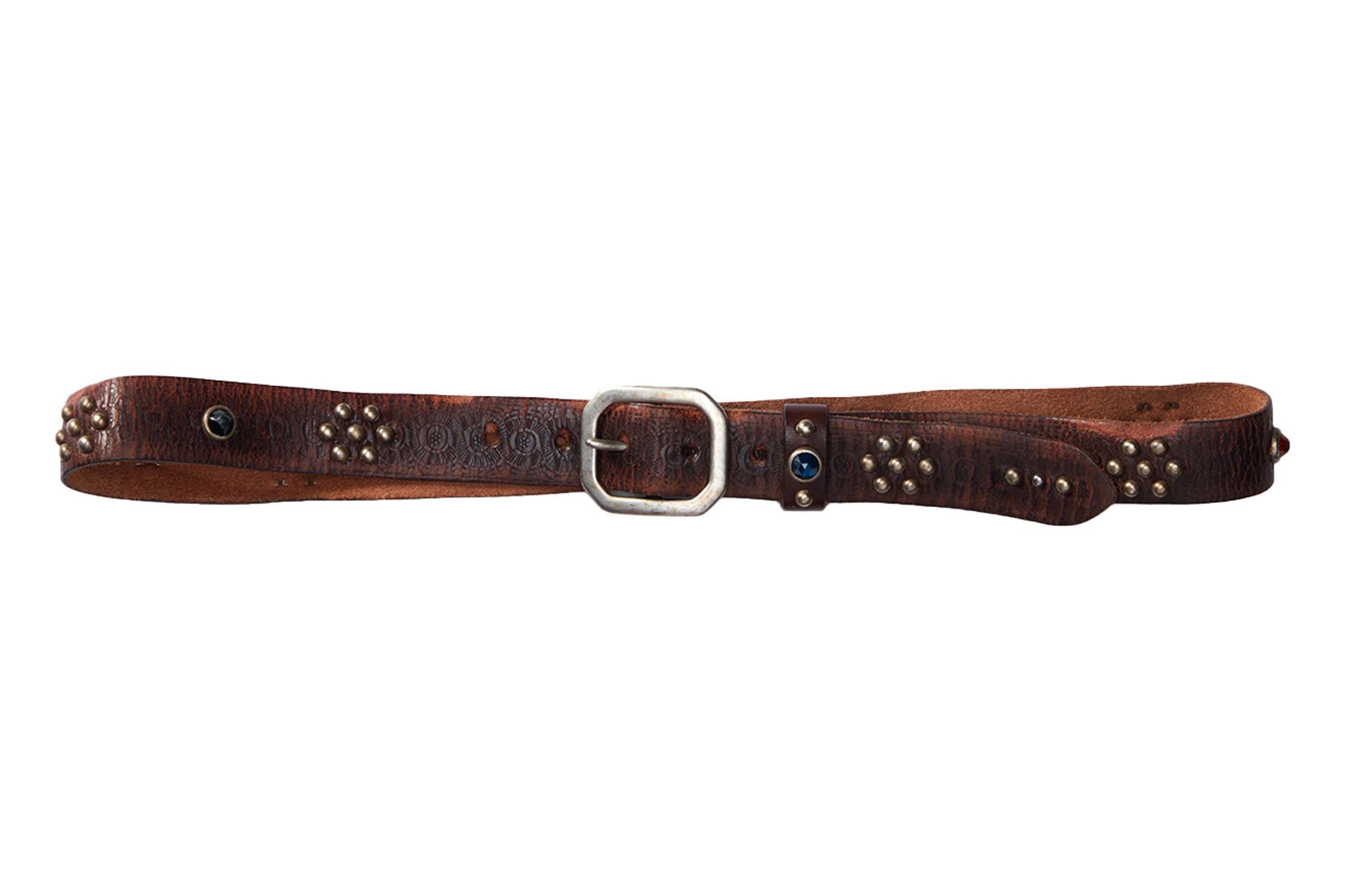 RRL Rasco Studded Leather Belt