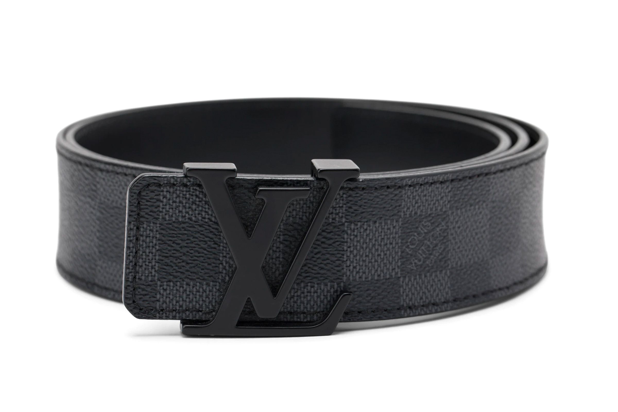Louis Vuitton Damier Print 40MM Reversible Belt, Luxury