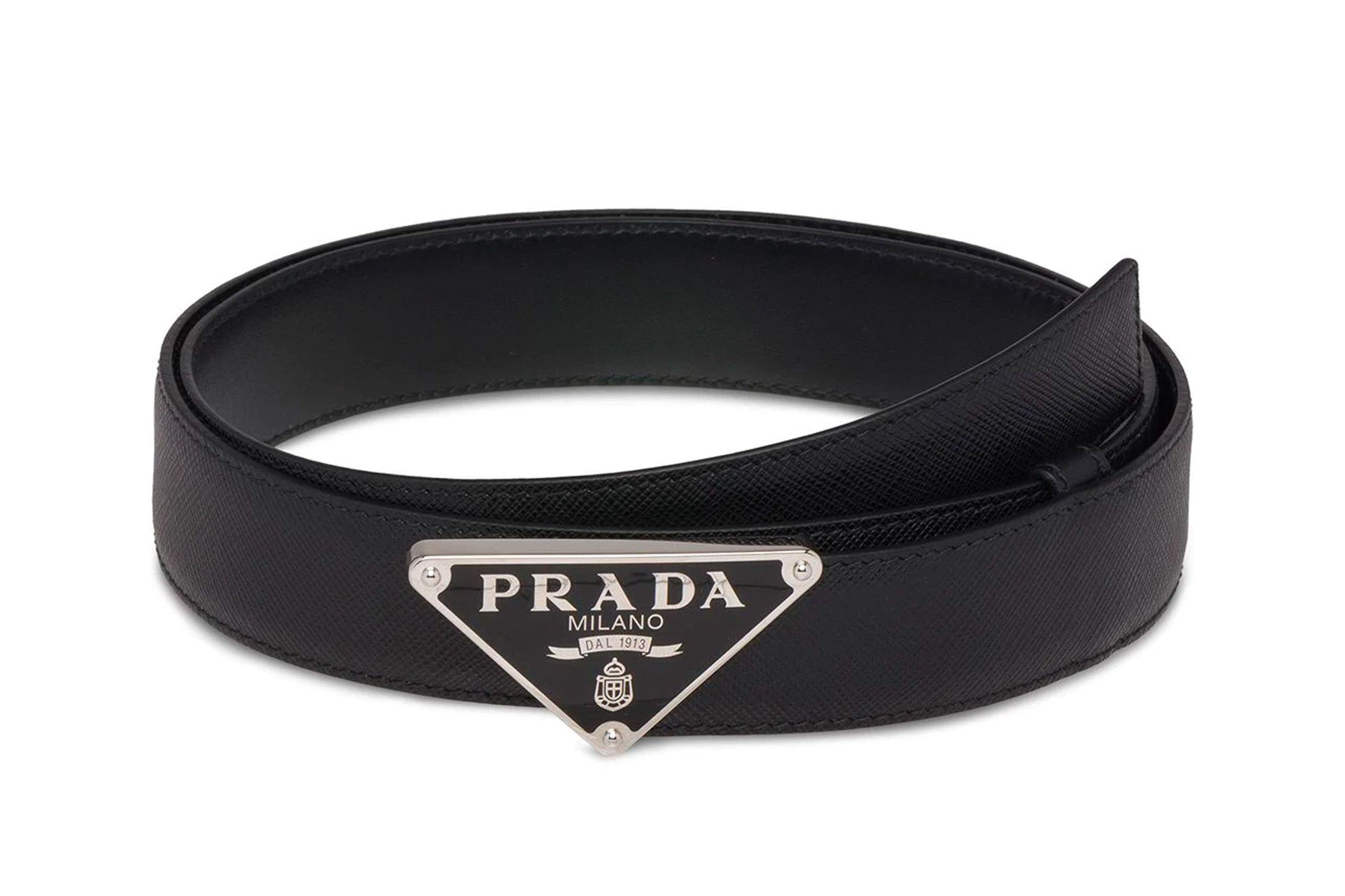 Prada Saffiano Leather Belt