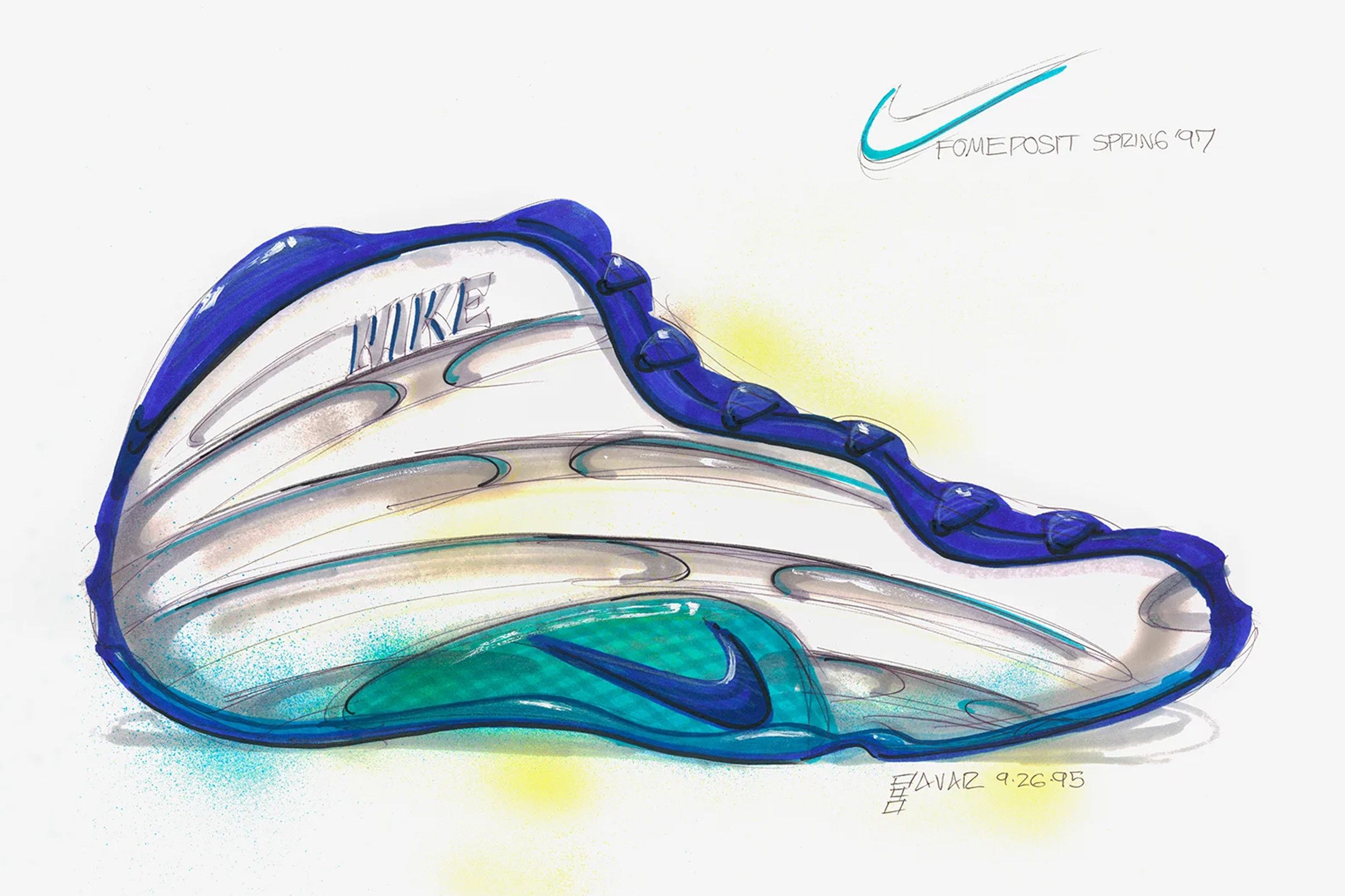 Nike Total Air Foamposite Max AKA Tim Duncan's Signature Shoe 1998