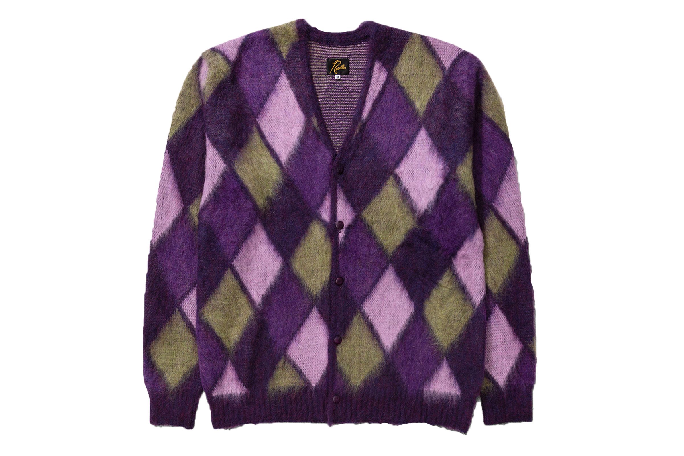 Needles Argyle Mohair Cardigan