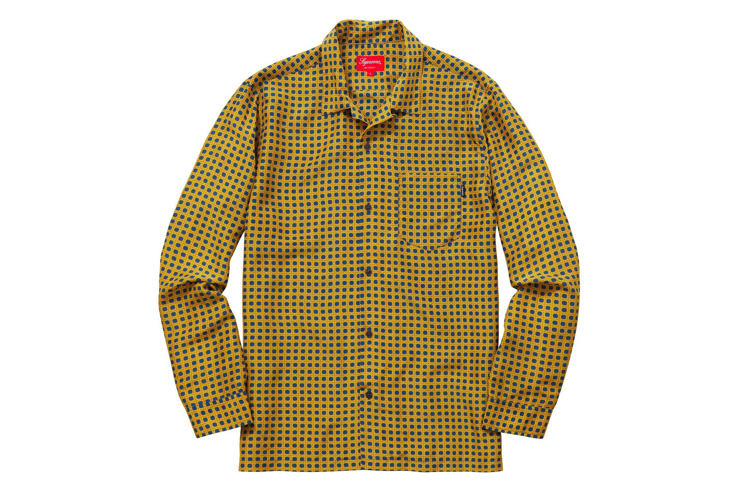 Supreme Cane Silk Shirt