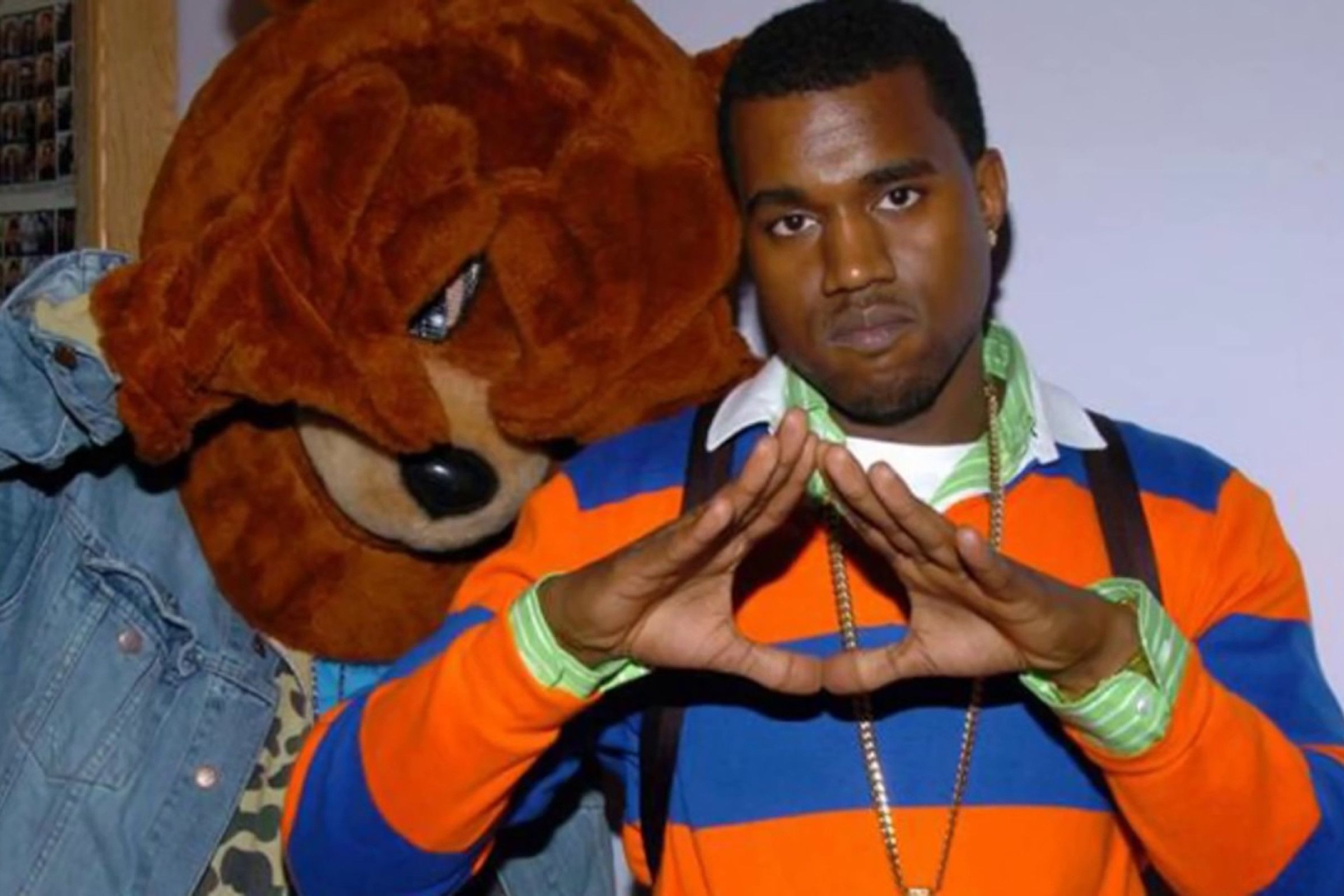 Kanye West The College Dropout Ralph Lauren Bear Long Sleeve *MULTIPLE  COLORS* L