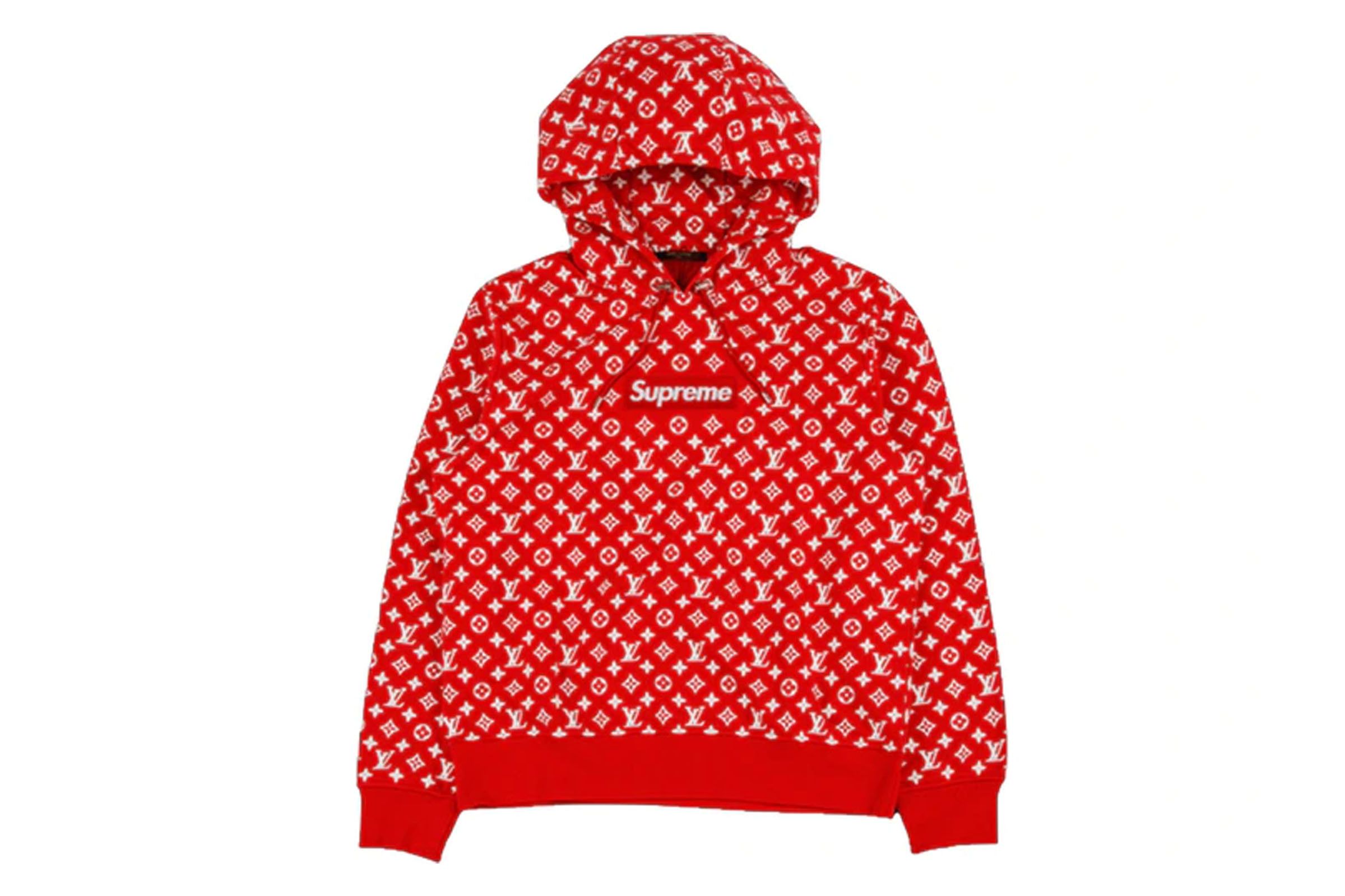 Supreme x Louis Vuitton Monogram Box Logo Hoodie