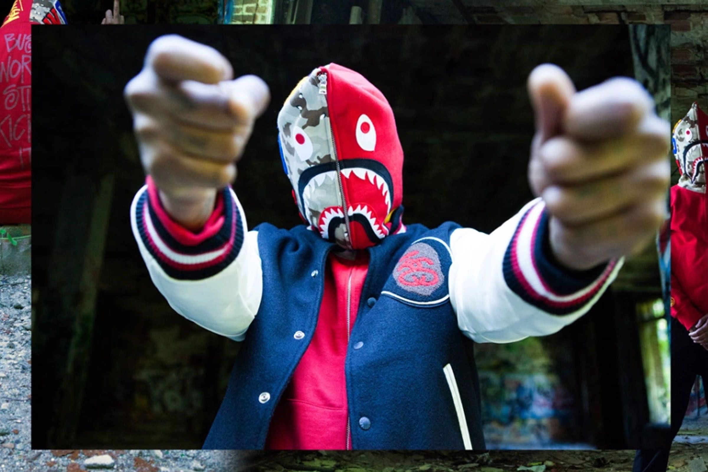 A Bathing Ape (BAPE) x Stussy