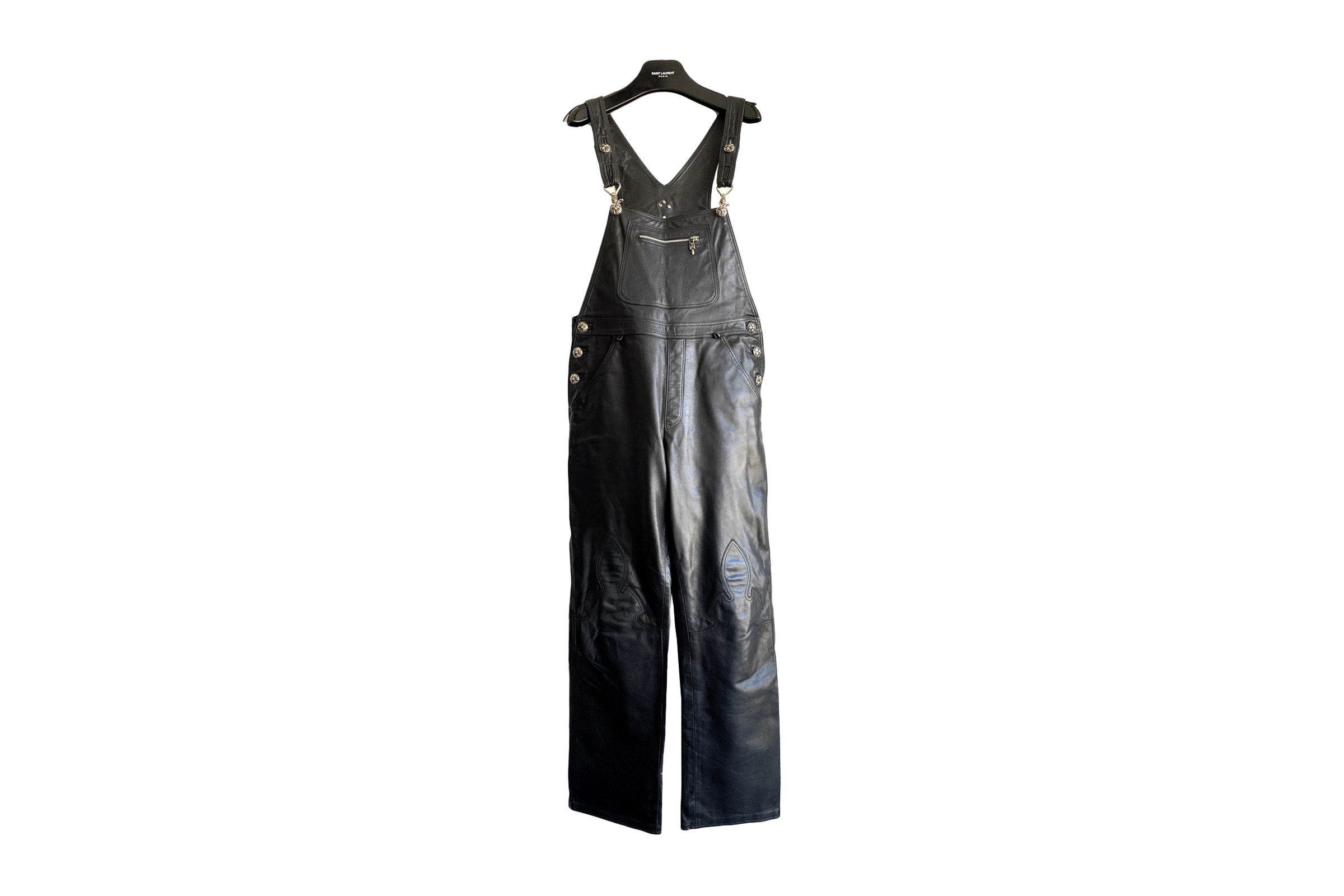 Chrome Hearts Leather Overalls