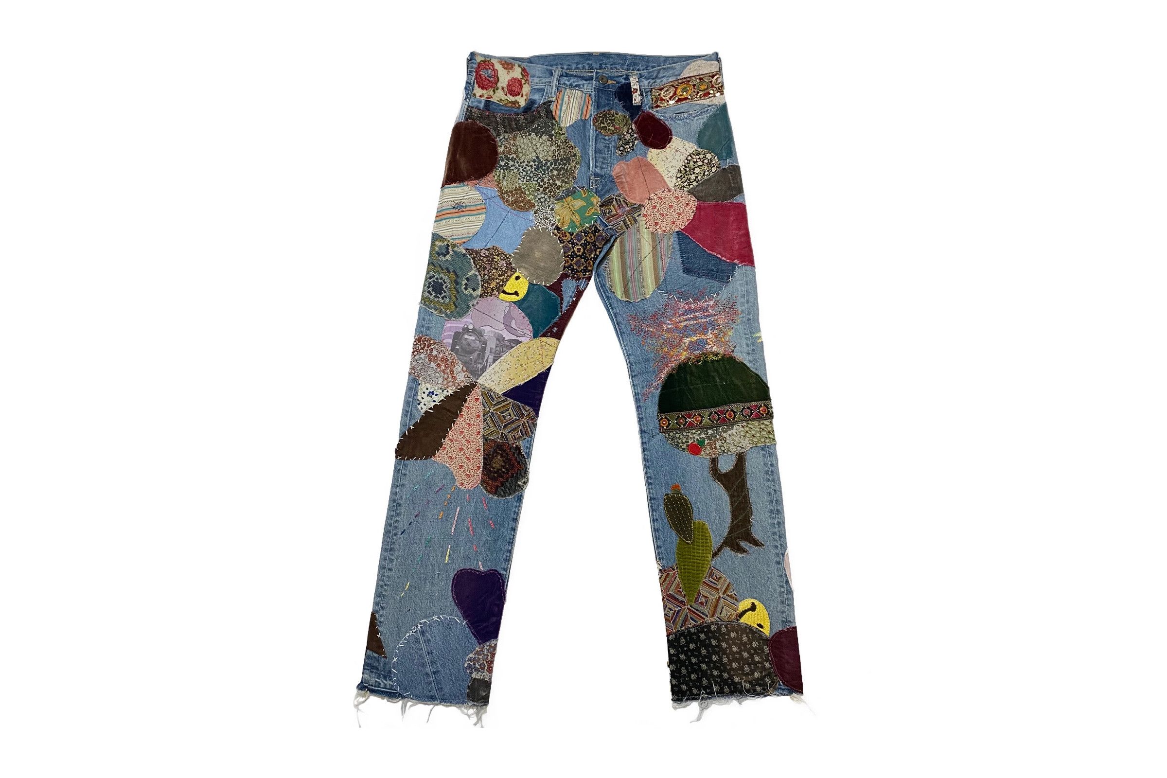 Kapital Fall/Winter 2020 Flare Star Hippie Insane Remake Denim