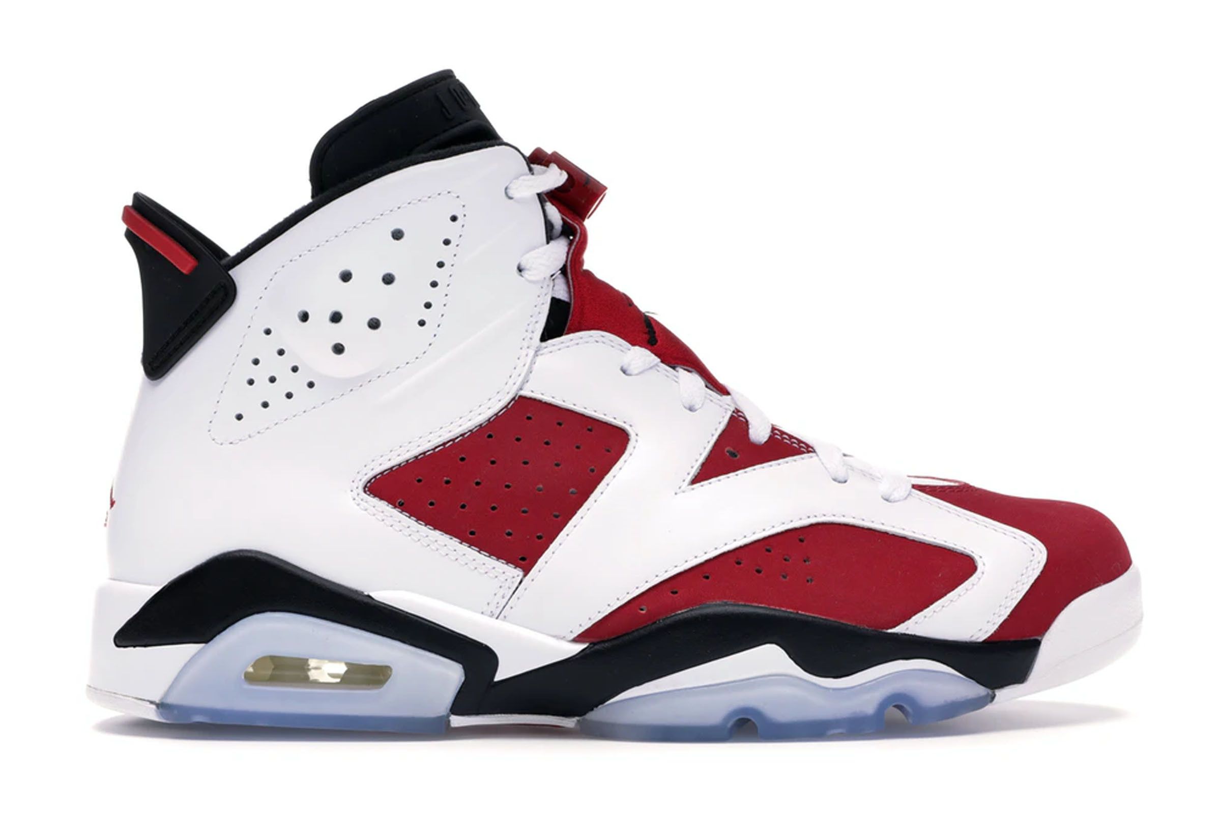 The chaussures Nike Air Jordan 6 varsity red in the clip Otis