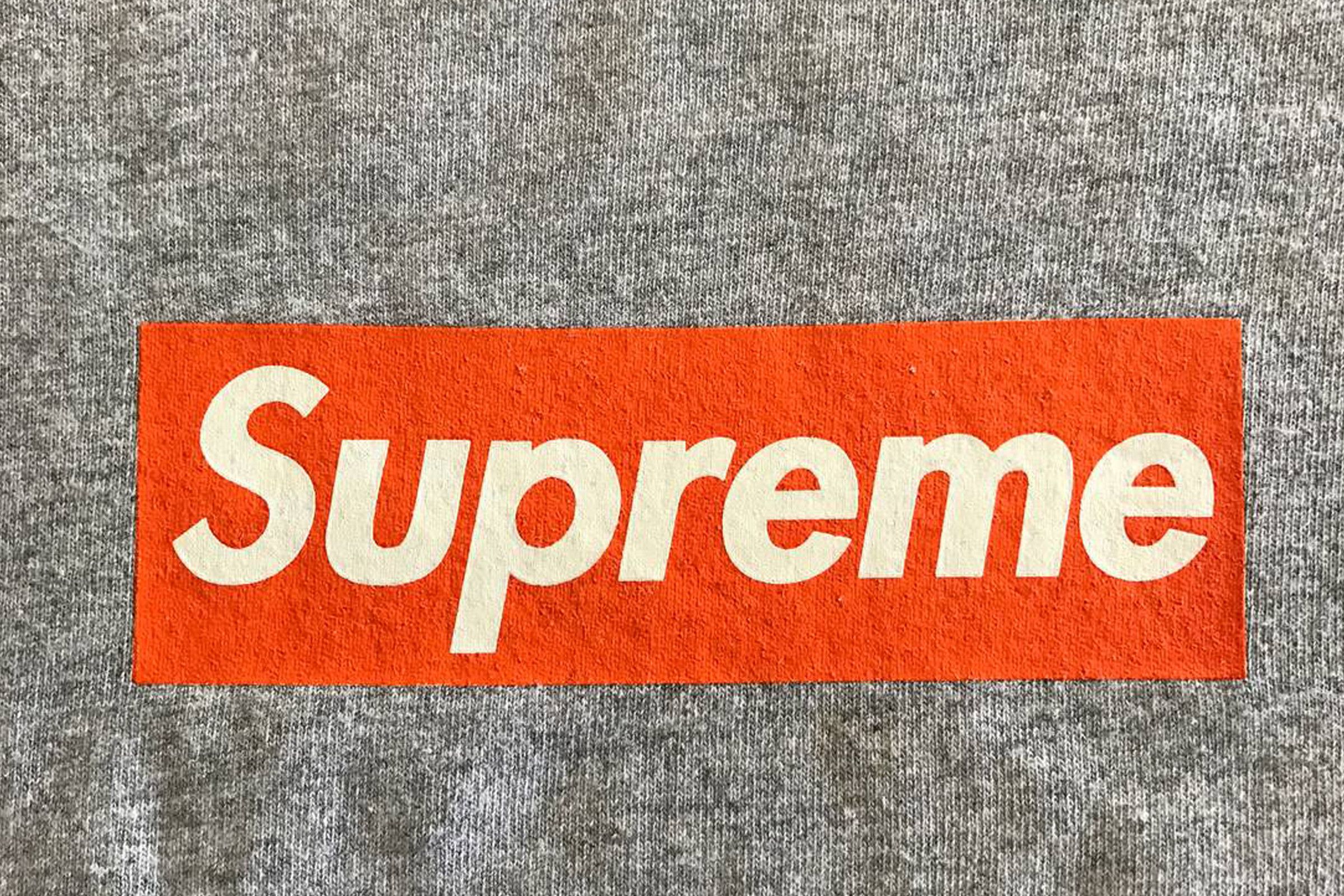 Supreme 1998 Orange Box Logo, from the wardrobe of Nick Rubin