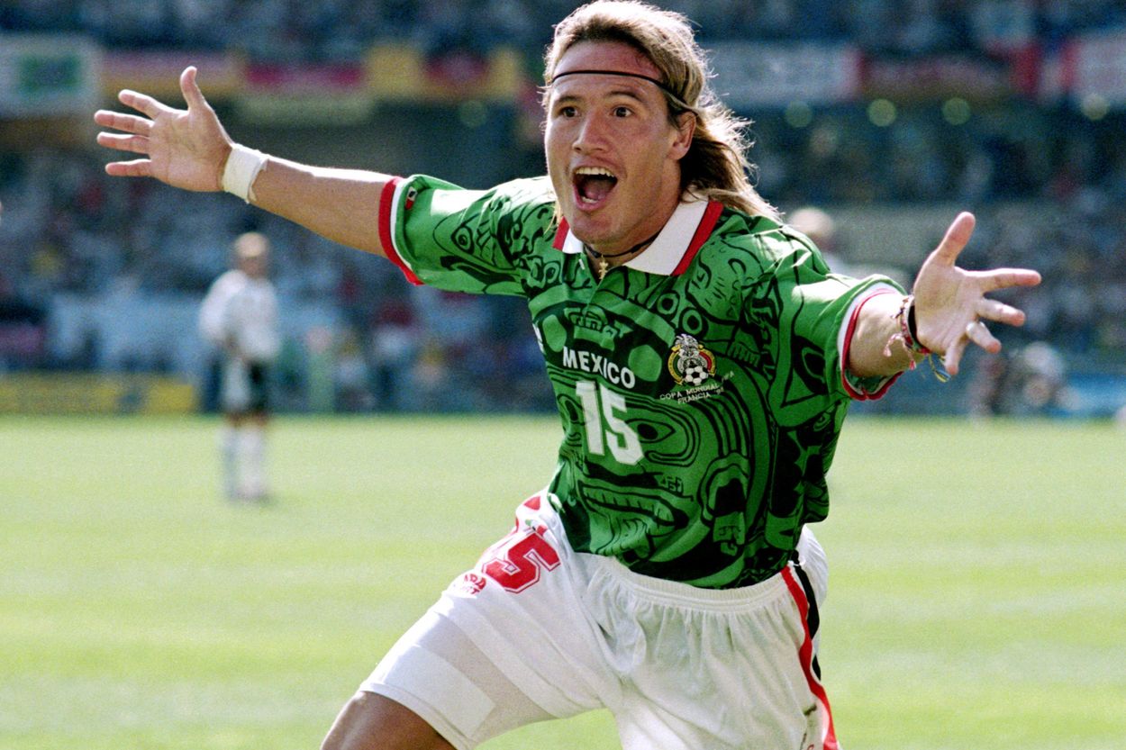 an interactive history of FIFA world cup kits from the last 84 years