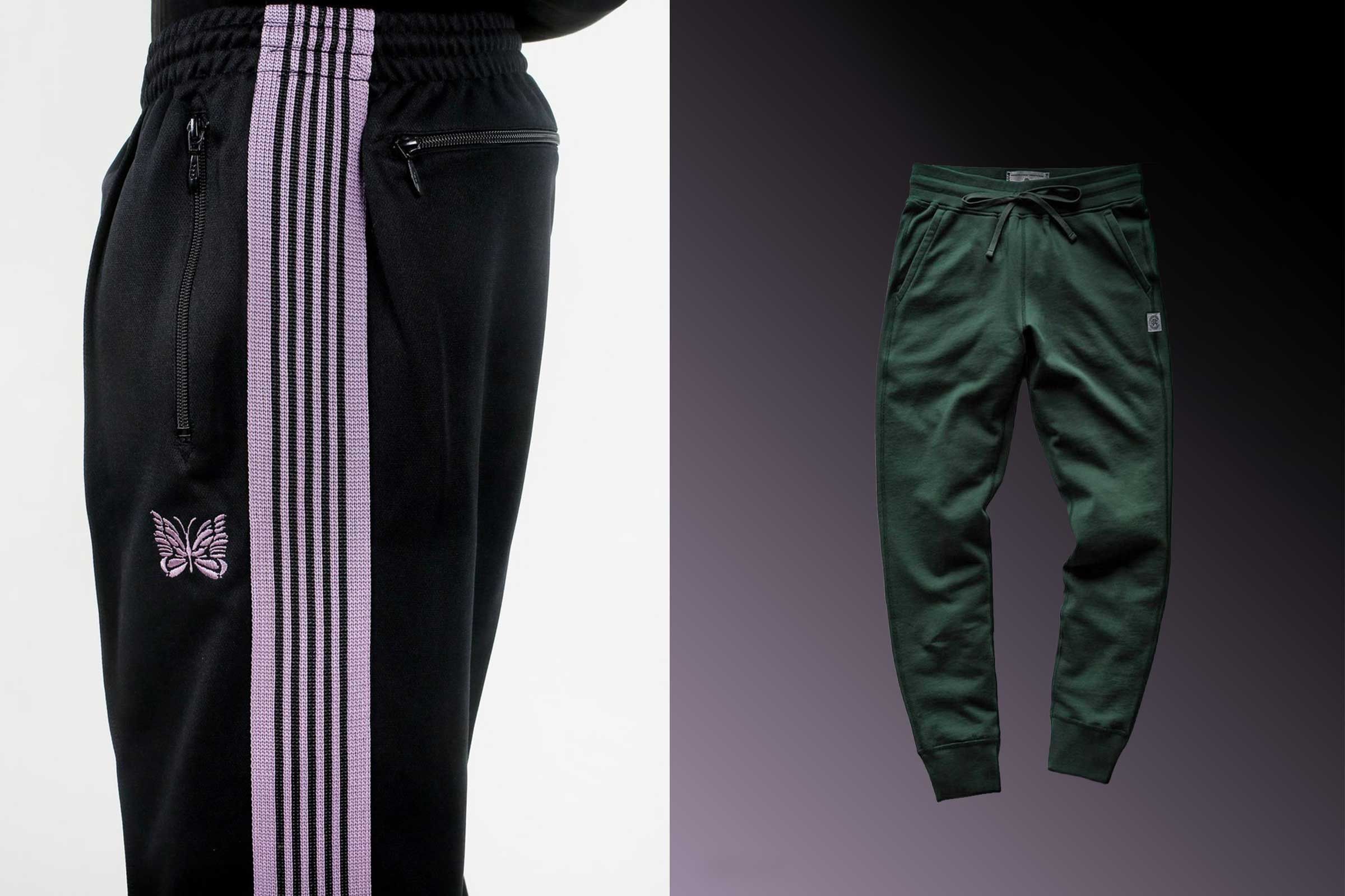 パンツ Needles TRACK PANT PYTHON M Needles Needles Synthetic Leather Python Skin Track Pants | Grailed