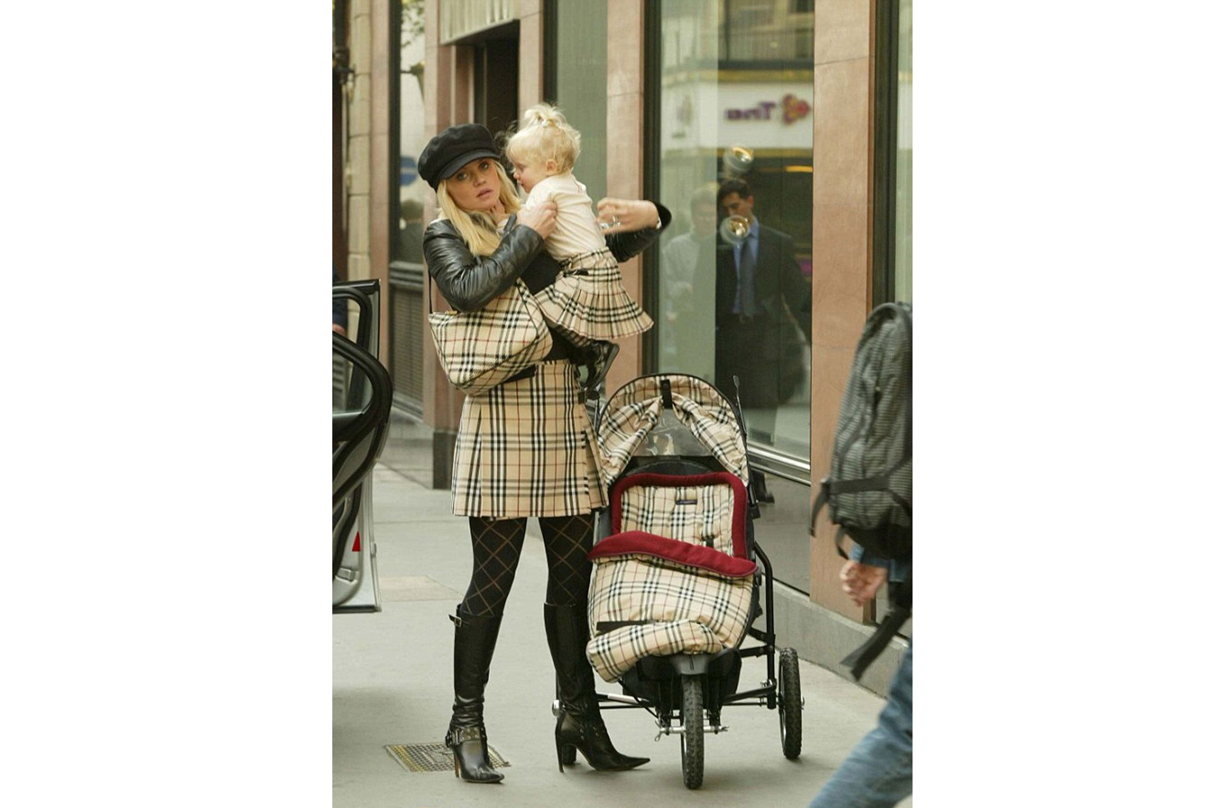 Danniella westbrook shop burberry check