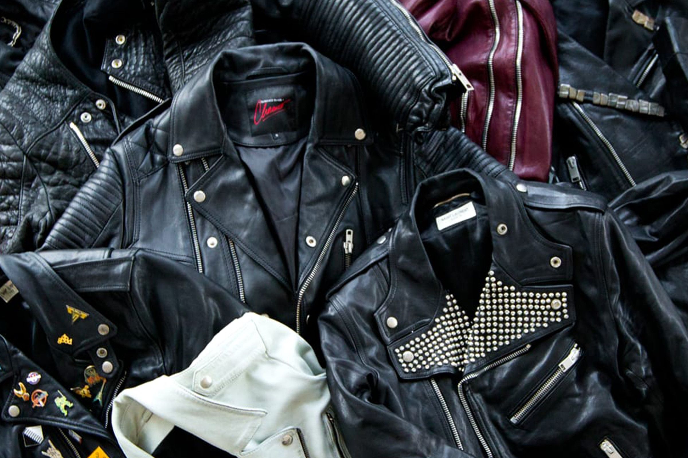 Louis Vuitton Men Black Leather Jacket - Fortune Jackets