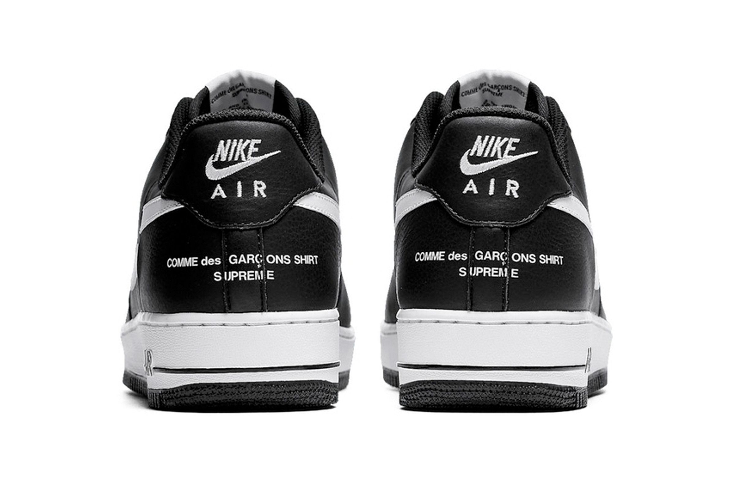 Nike air force discount supreme comme des garcons