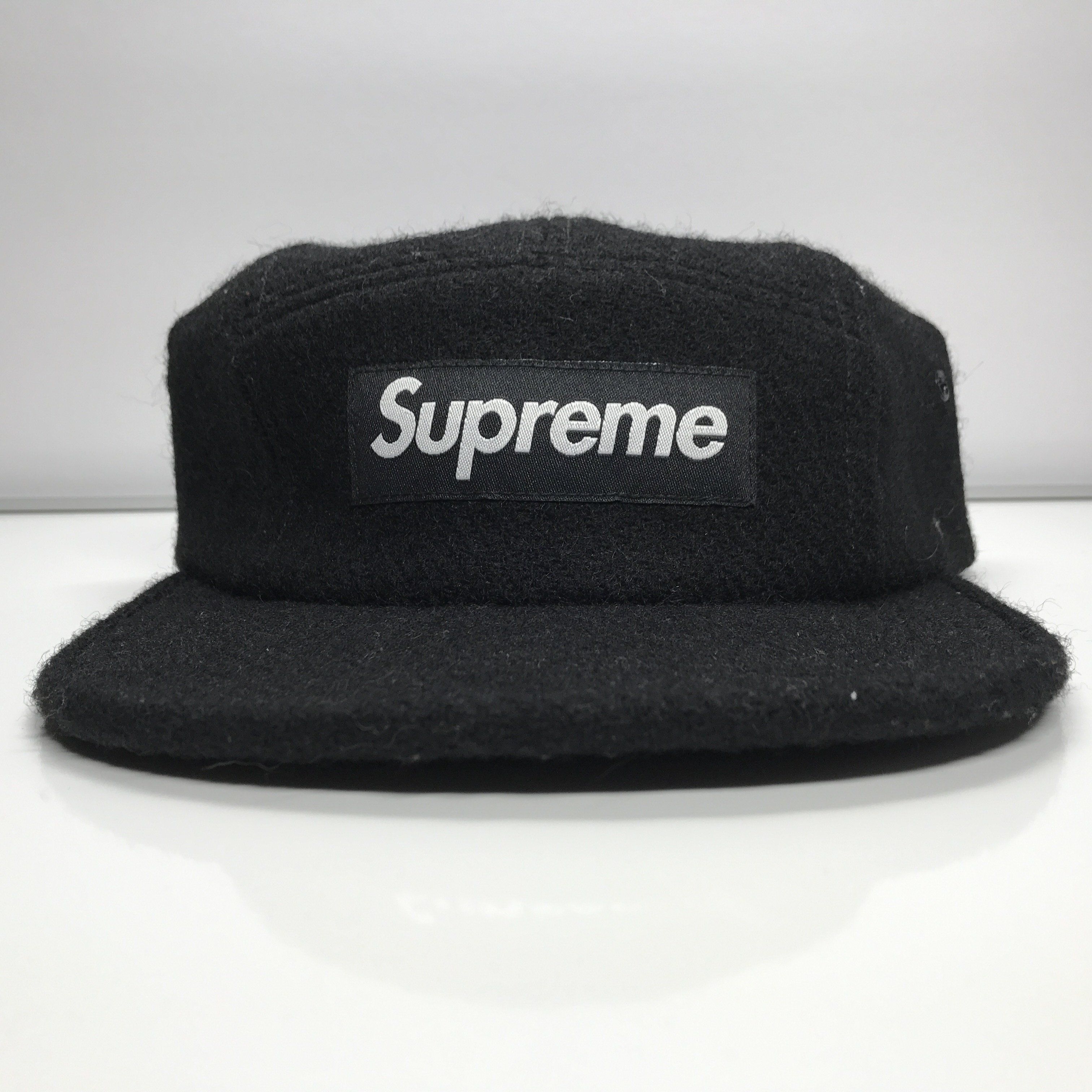 Supreme Supreme Wool Camp Cap Black | Grailed