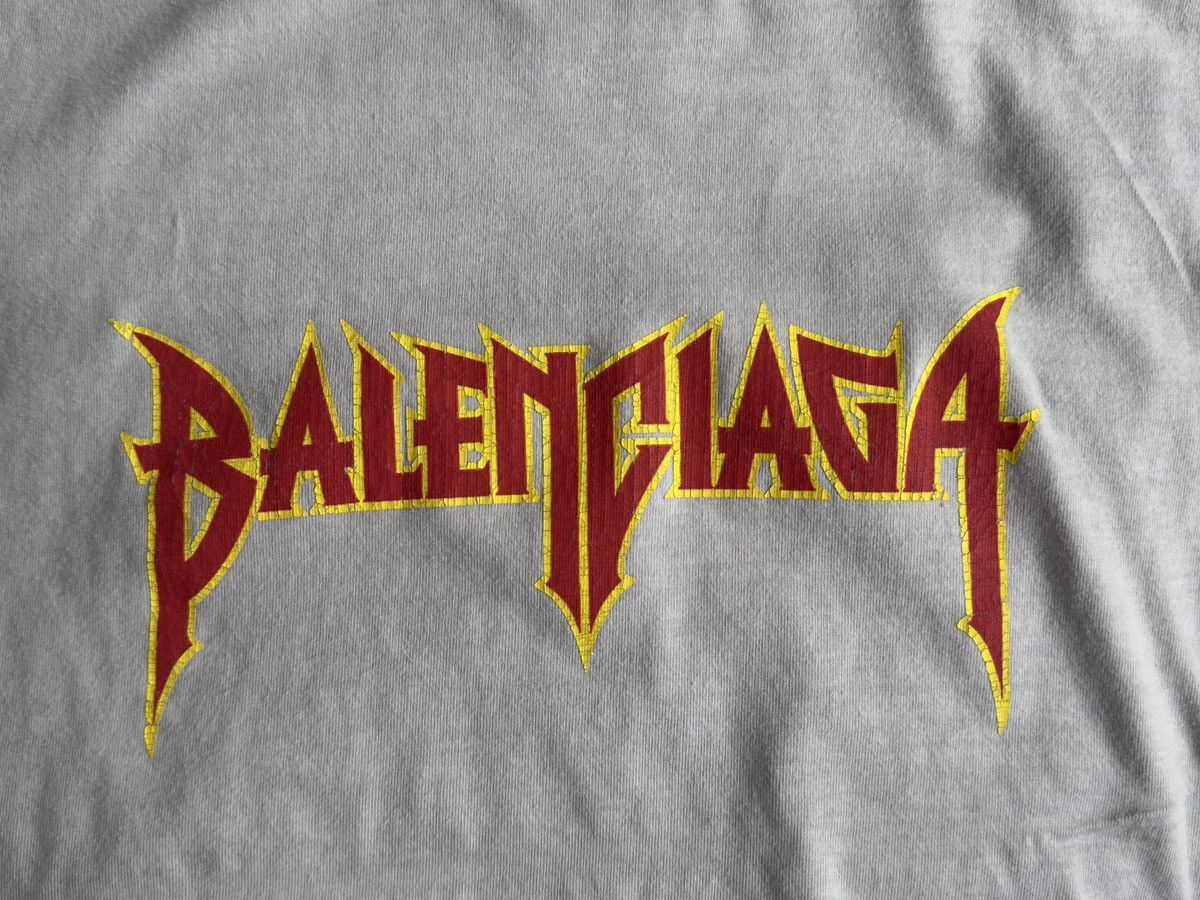 Balenciaga Balenciaga Metal Logo Oversized T-Shirt Size US S / EU 44-46 / 1 - 5 Thumbnail