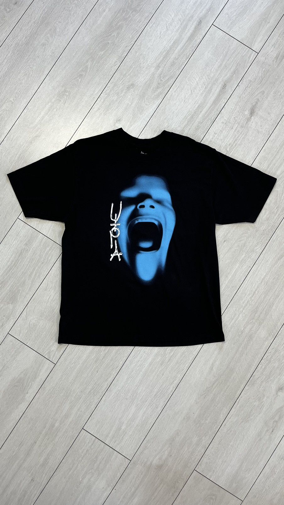 image of Travis Scott Utopia Iv Tee in Black, Men's (Size Large)