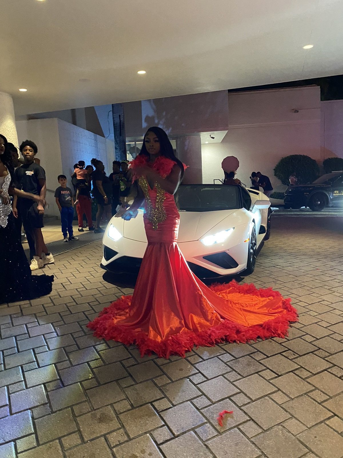 image of Prom Dress in Red, Women's (Size Small)