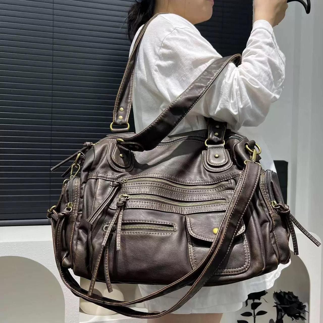 y2k leather shoulder bag crossbody bag