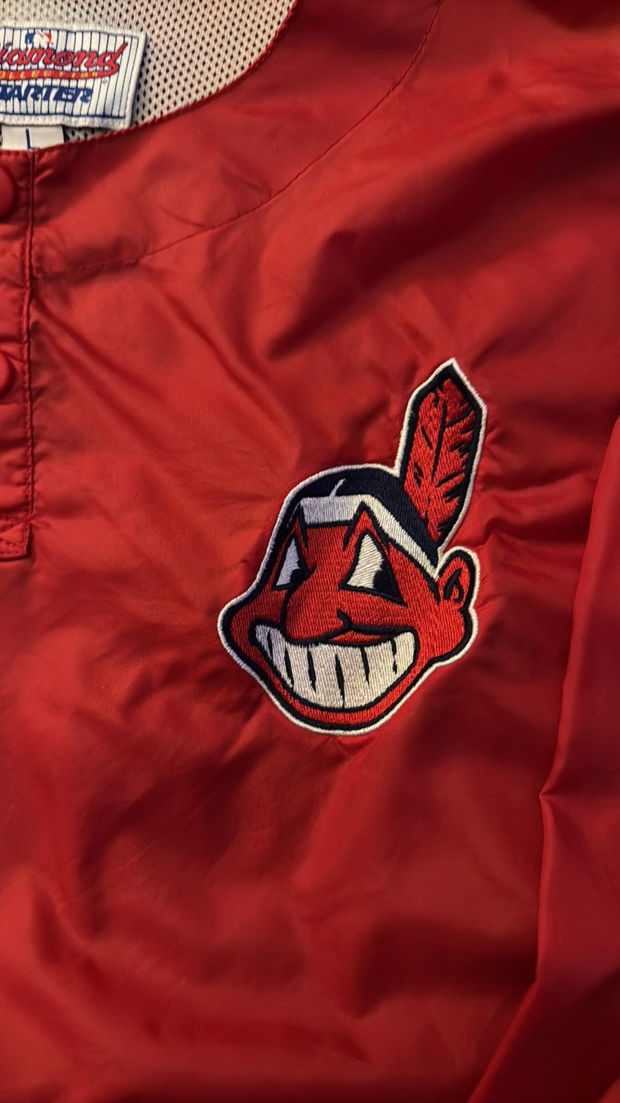 Starter Cleveland Indians “Diamond Collection” Starter Windbreaker Size US L / EU 52-54 / 3 - 3 Thumbnail