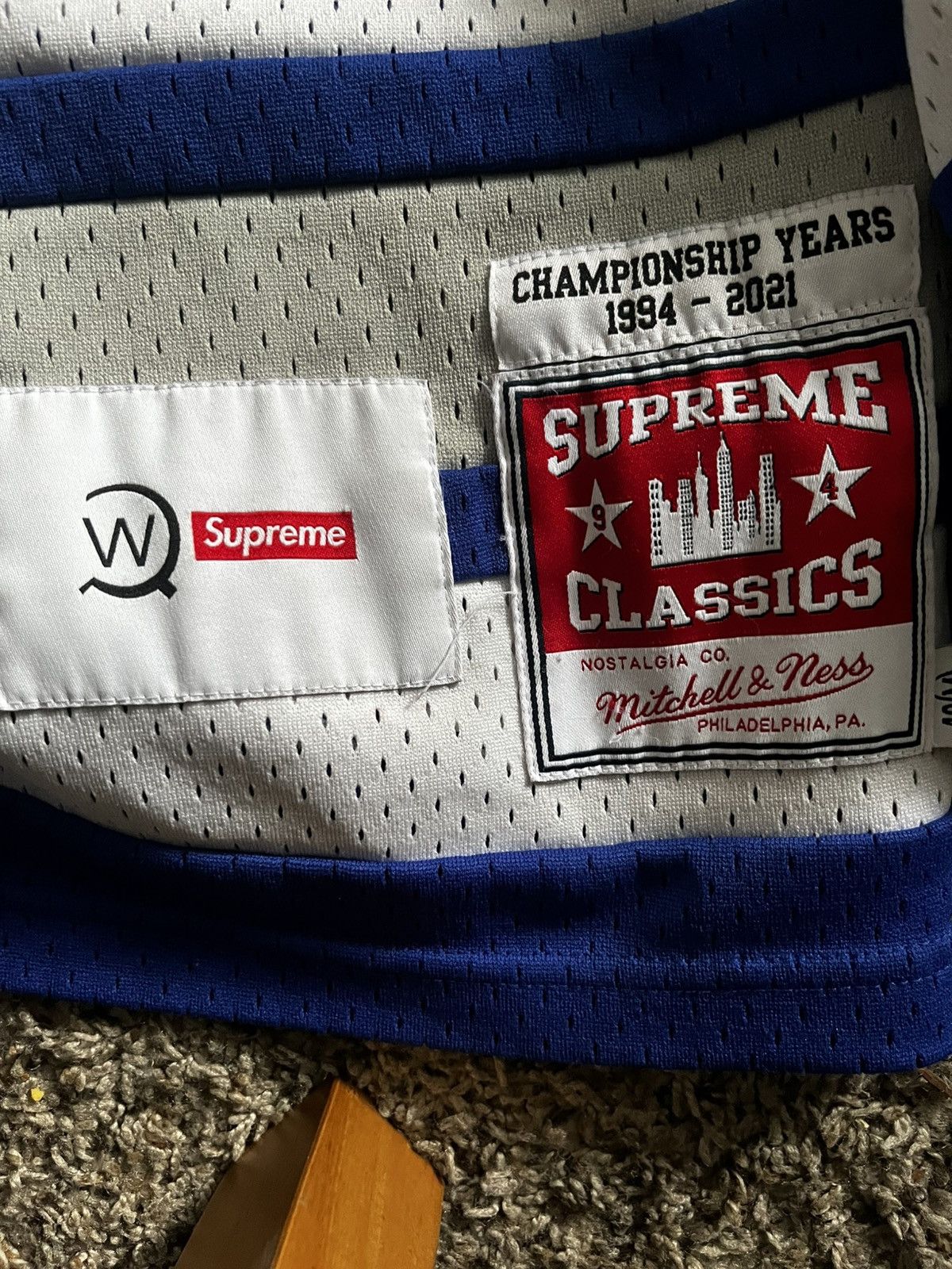 Mitchell & Ness × Supreme Supreme WTAPS Mitchell & Ness Hockey Jersey Size US M / EU 48-50 / 2 - 2 Thumbnail