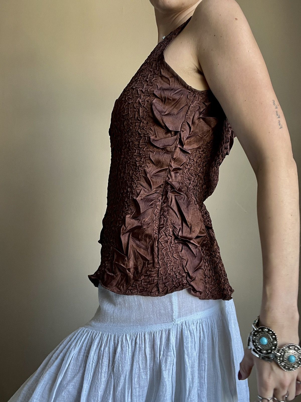 Other 90s Wallis Copper Brown Textured Tank - S Size S / US 4 / IT 40 - 5 Thumbnail