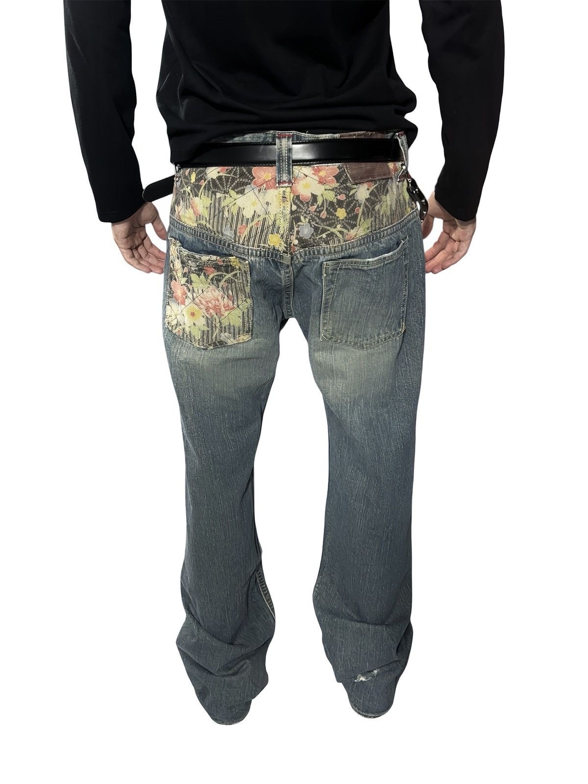 Mizra Jeans Kyoto Vintage 2005s Mizra Jeans Kyoto - Classic straing-leg fit. Size US 34 / EU 50 - 3 Thumbnail