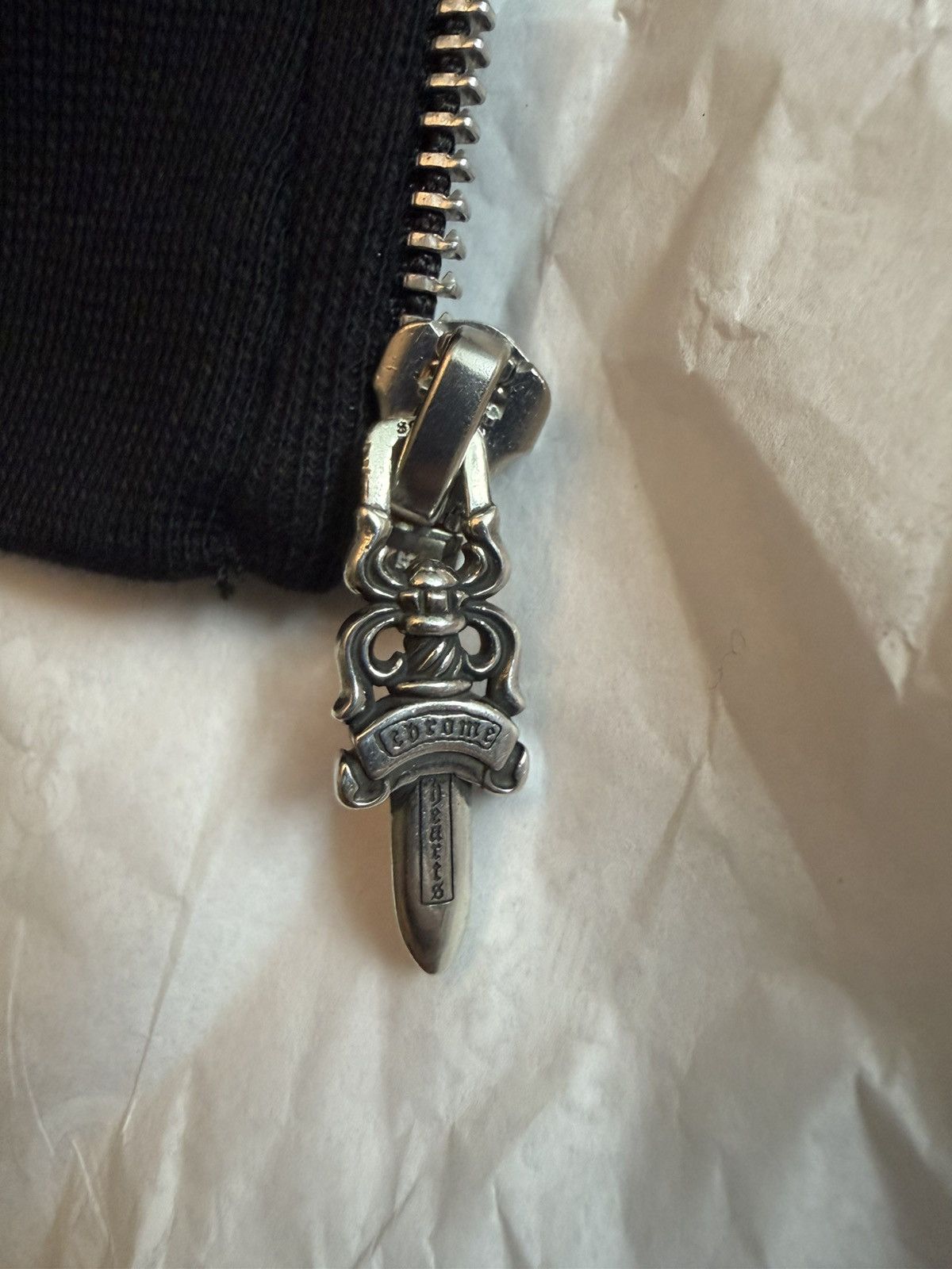 Chrome Hearts Chrome Hearts Vertical Logo Hoodie Size US M / EU 48-50 / 2 - 2 Thumbnail