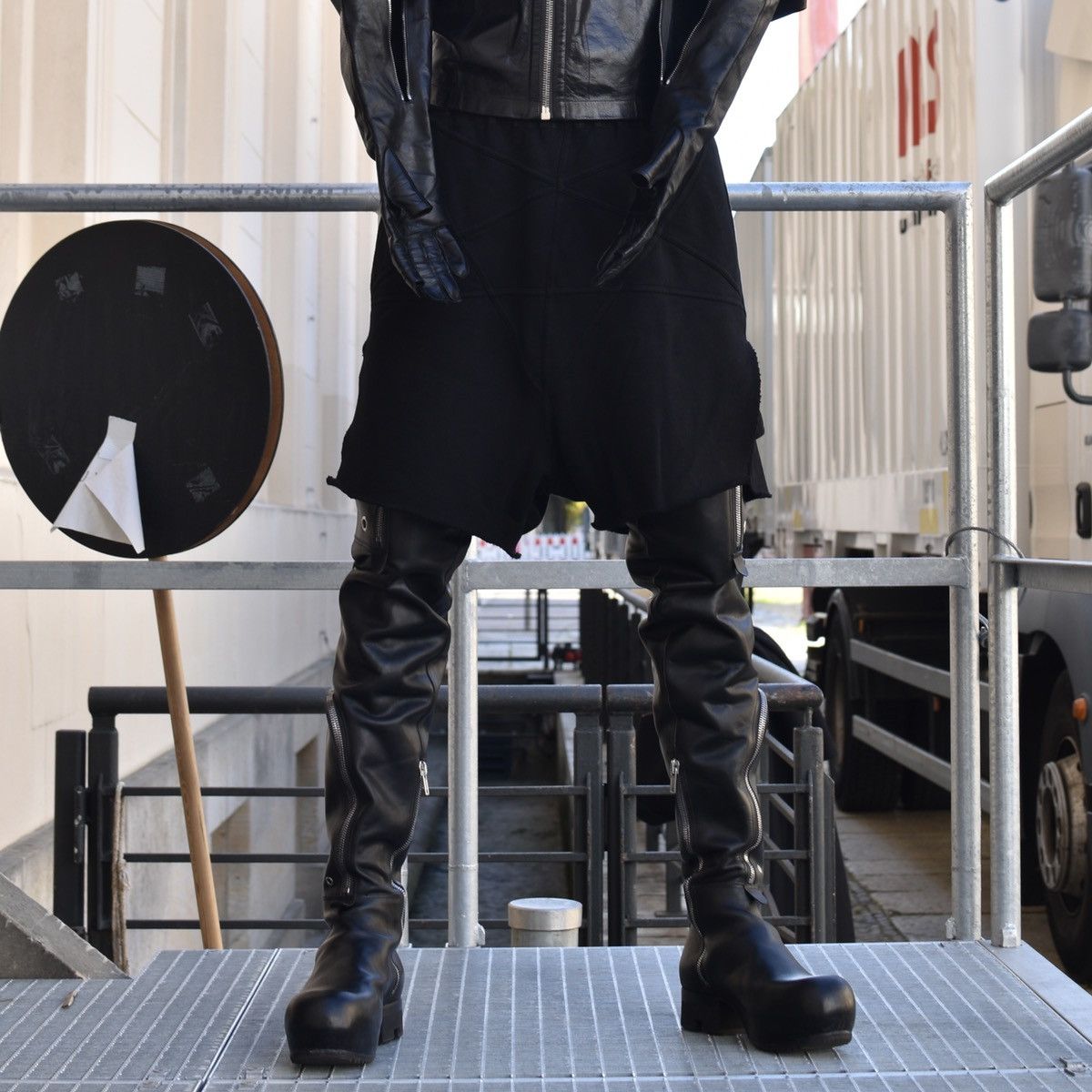Rick Owens Rick Owens Bauhaus Ballast Thigh Highs | Grailed Rick Owens Rick Owens Bauhaus Ballast Thigh Highs | Grailed