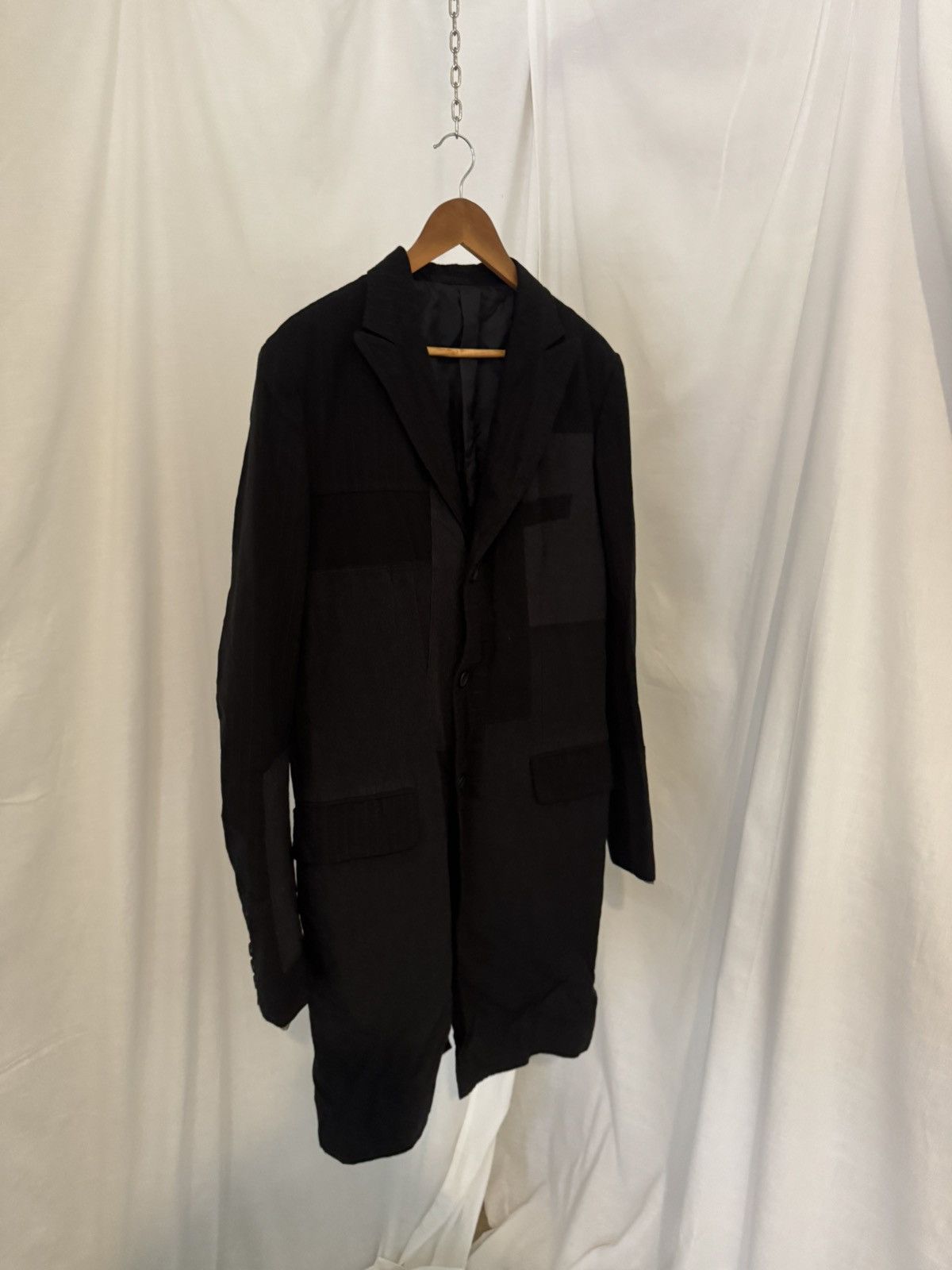 Comme des Garcons Homme COMME DES GARÇONS HOMME PATCHWORK TRENCH Size US S / EU 44-46 / 1 - 1 Thumbnail