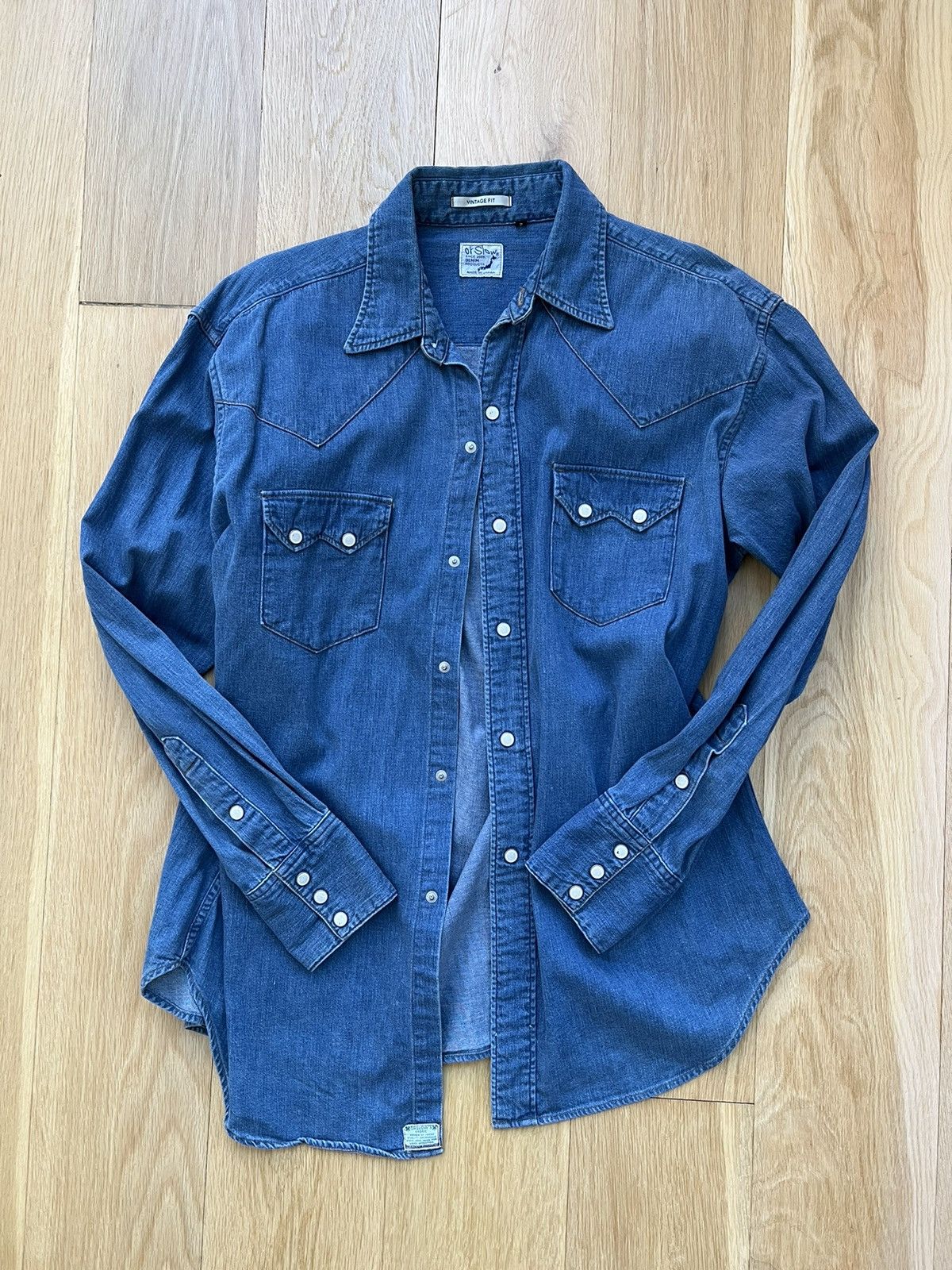 ORSLOW VINTAGE FIT デニムシャツ　1 ORSLOW VINTAGE FIT デニムシャツ 1