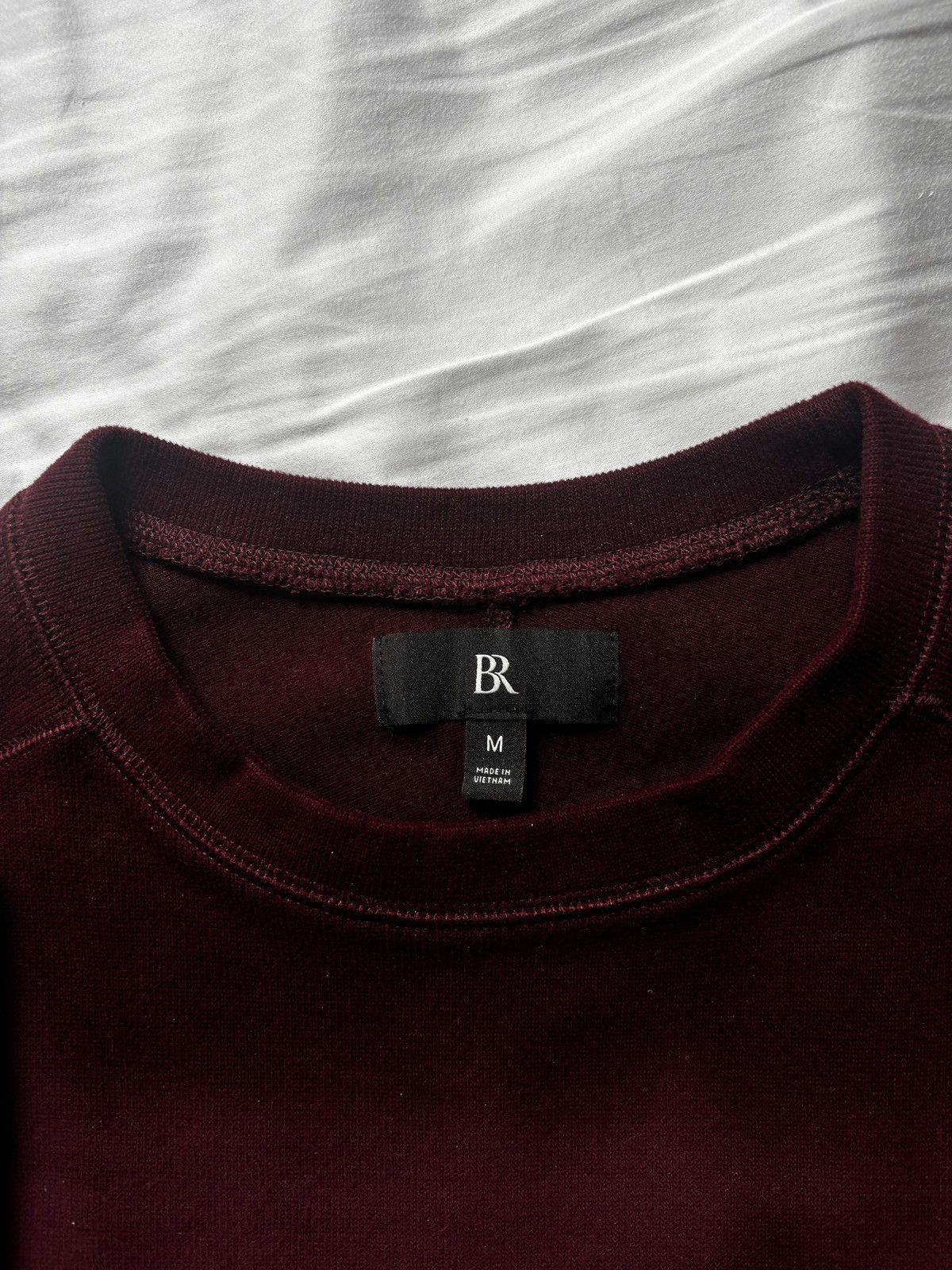 Banana Republic Banana Republic Burgundy Crewneck Size US M / EU 48-50 / 2 - 4 Thumbnail