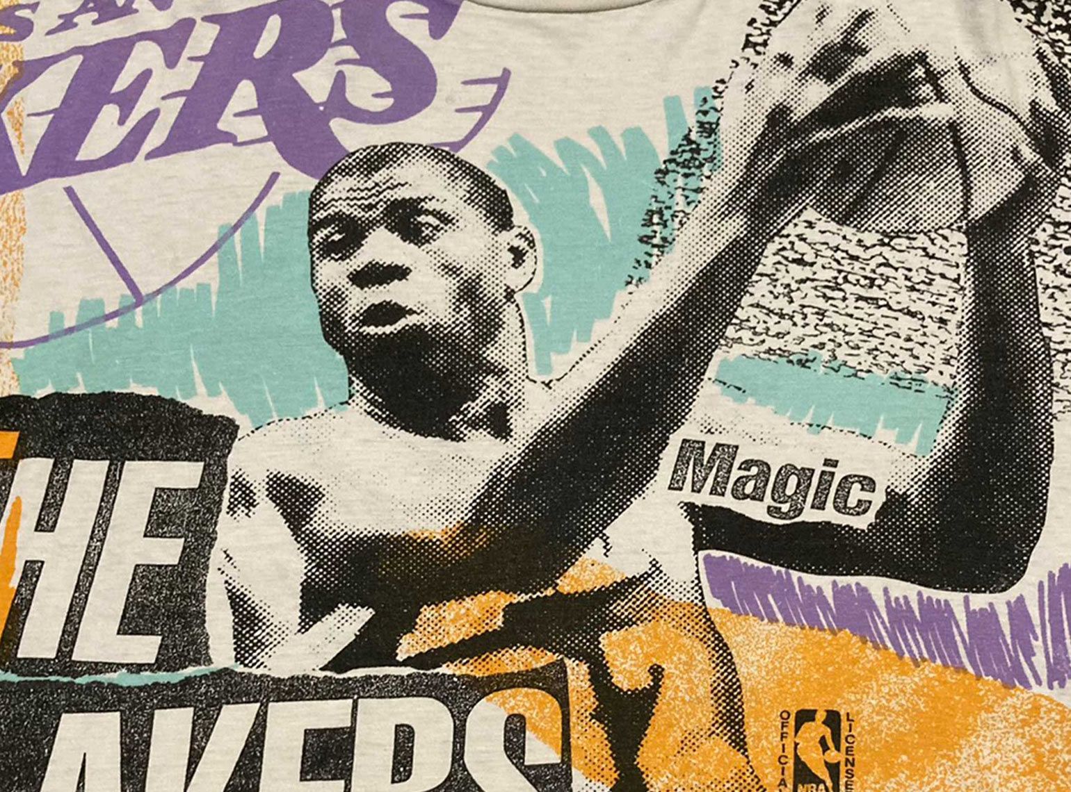 Vintage Lakers 1987 World Champions Shirt - High-Quality Printed Brand