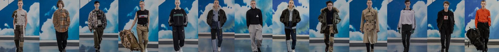 Gosha Rubchinskiy Men's Tailoring Banner